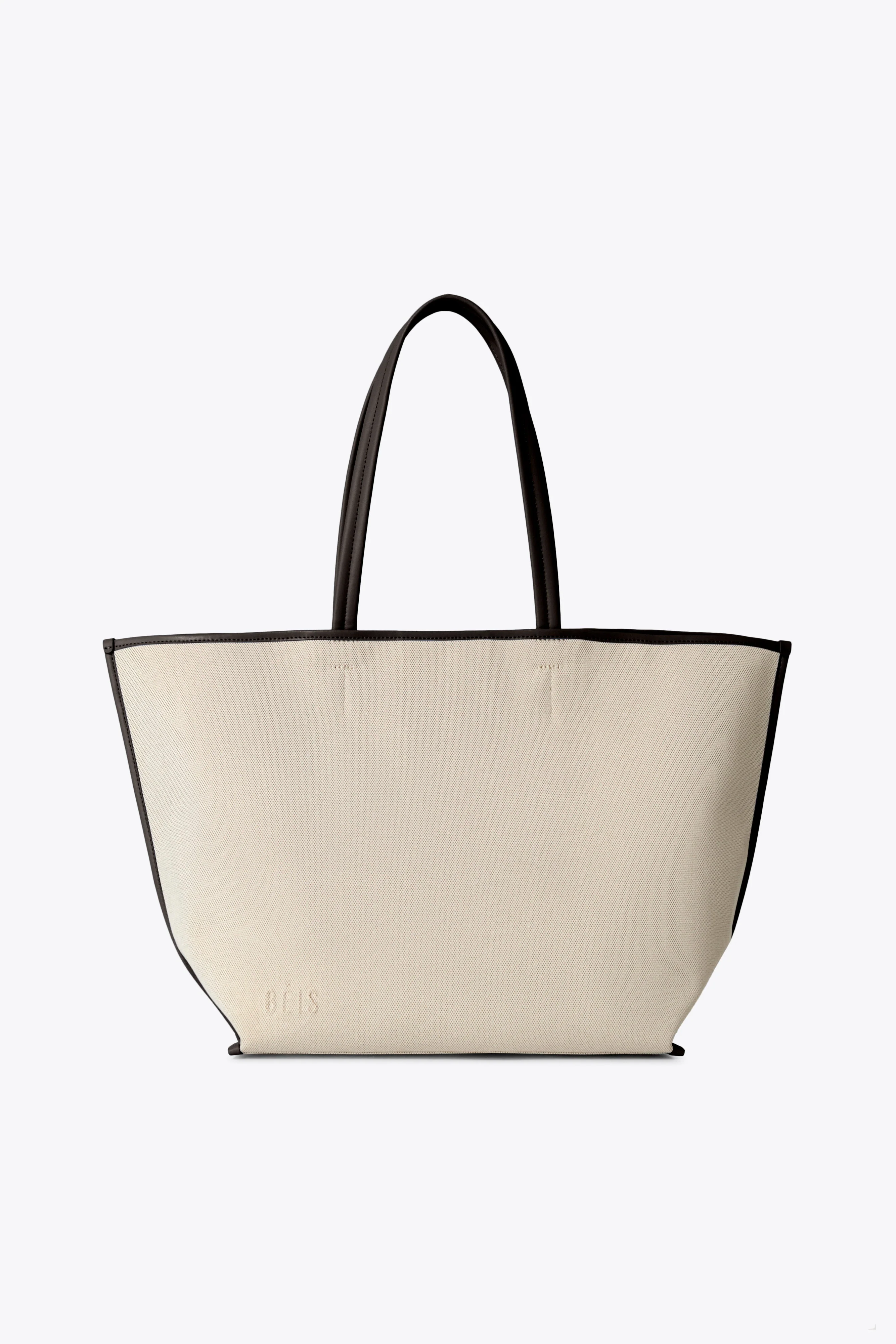 Personalized Canvas and Leather Tote - Image 2
