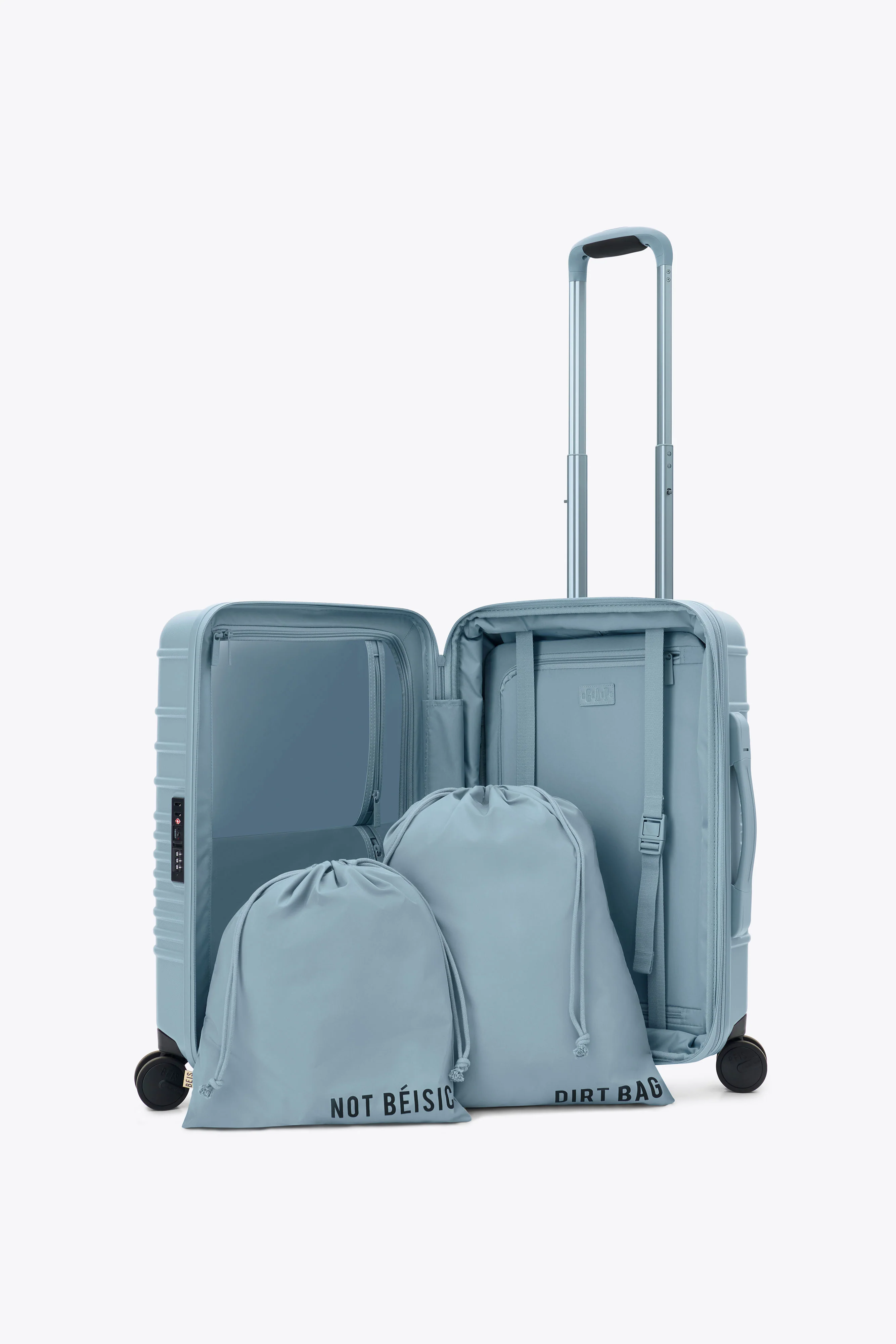 Resale Gap x BÉIS The Carry-On Roller in Denim Blue - Image 3