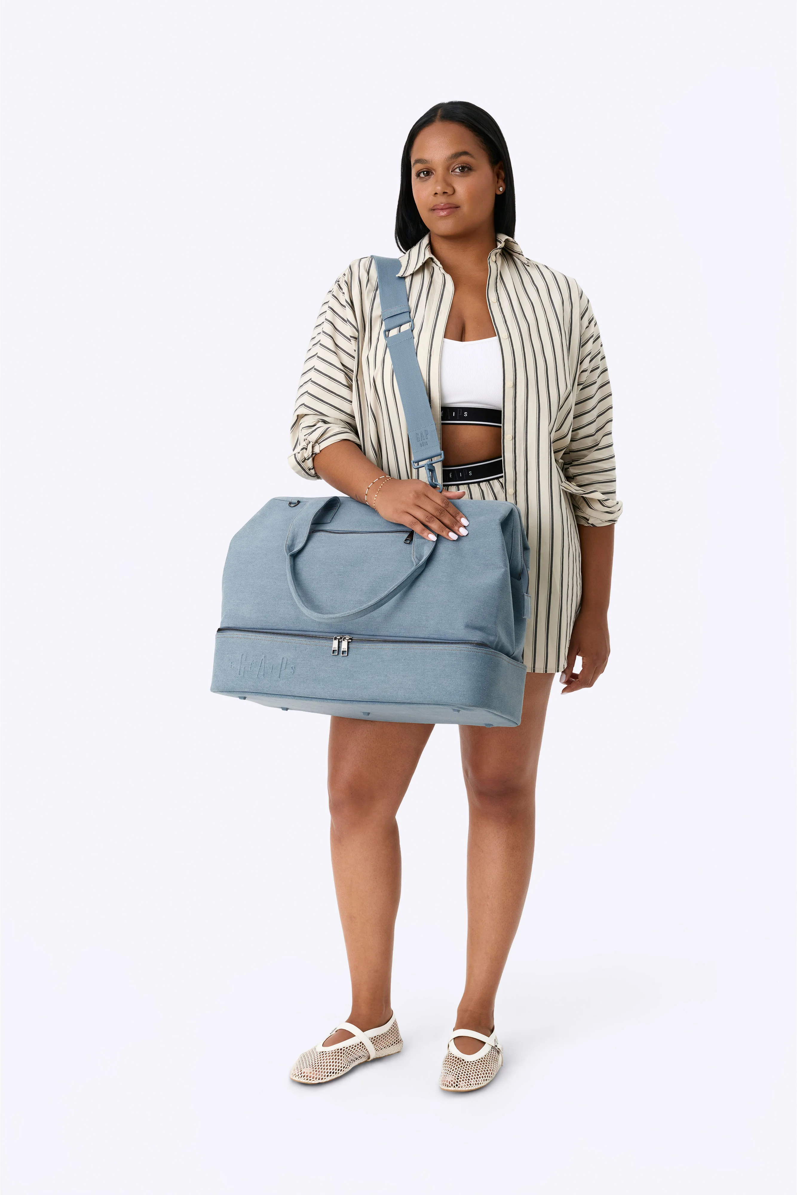 Resale Gap x BÉIS The Weekender in Denim Blue - Image 6