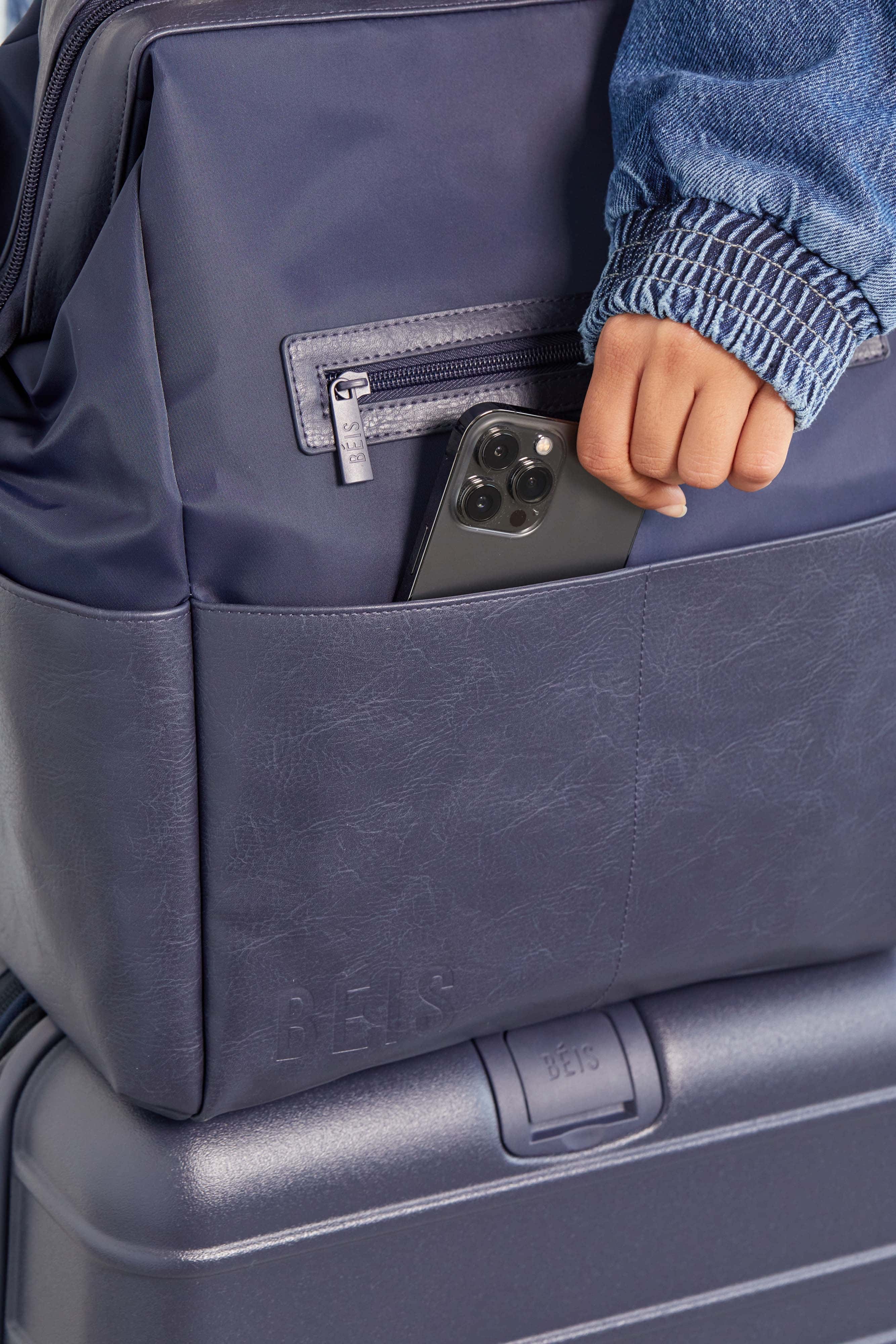 Resale The Backpack Diaper Bag in Navy - Image 14