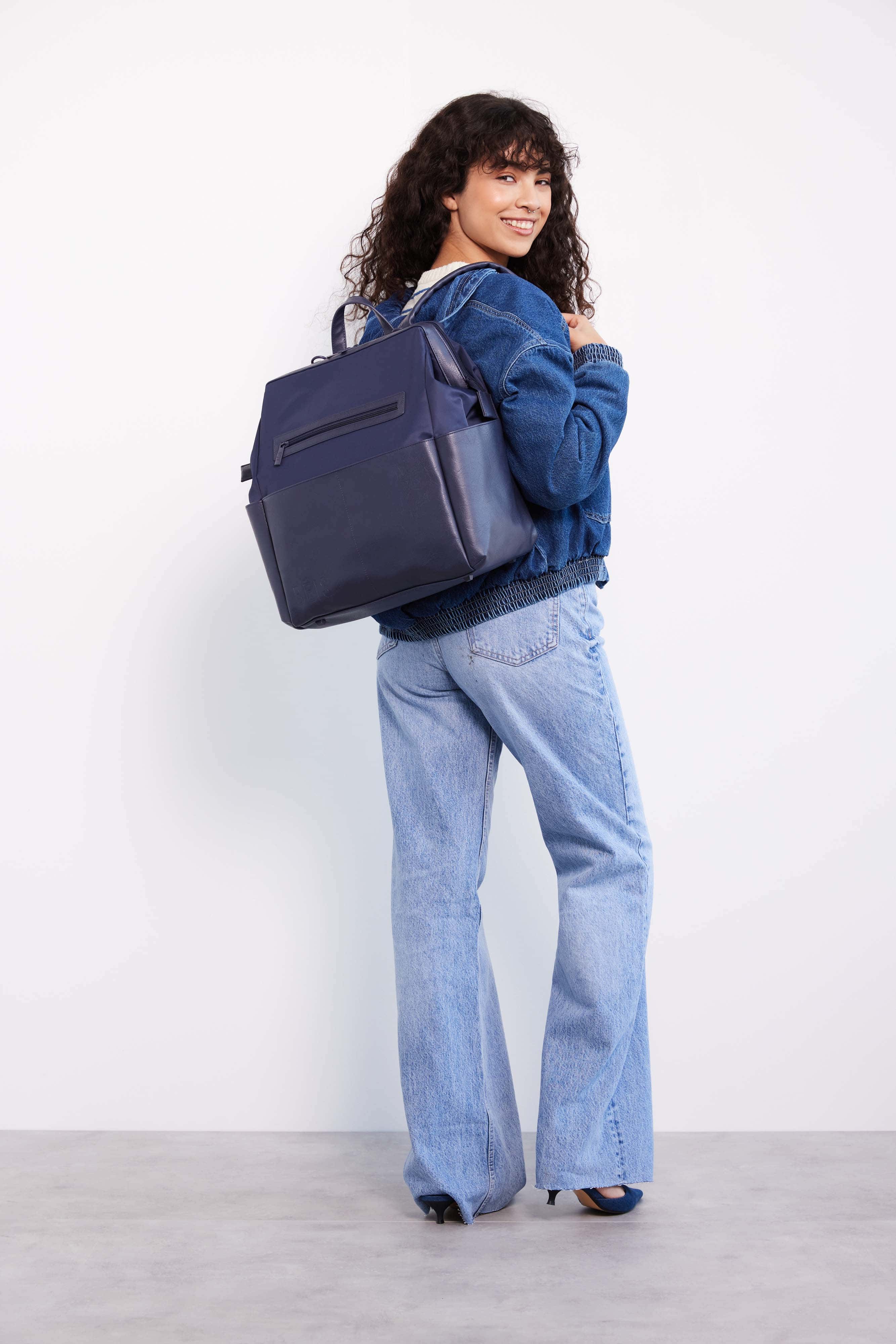 Resale The Backpack Diaper Bag in Navy - Image 5