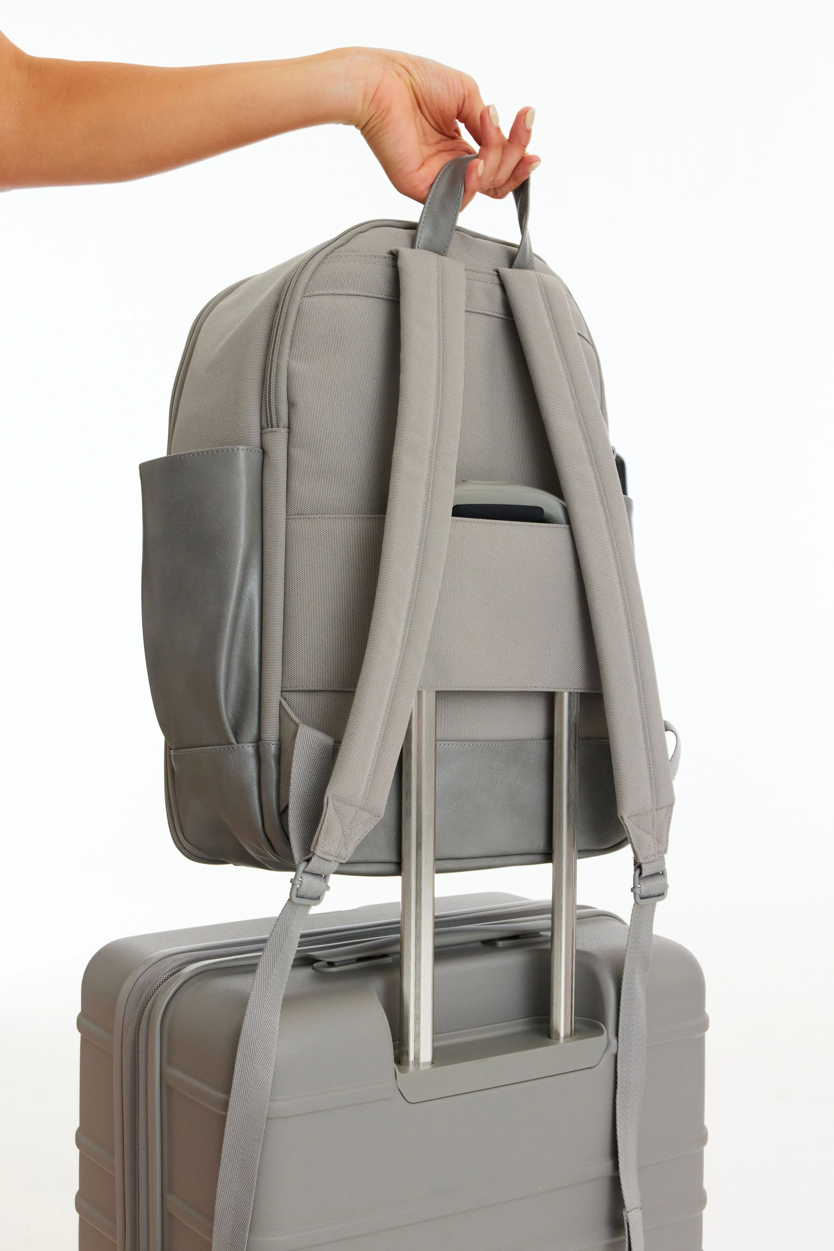 Resale The Travel Backpack in Grey - Image 4