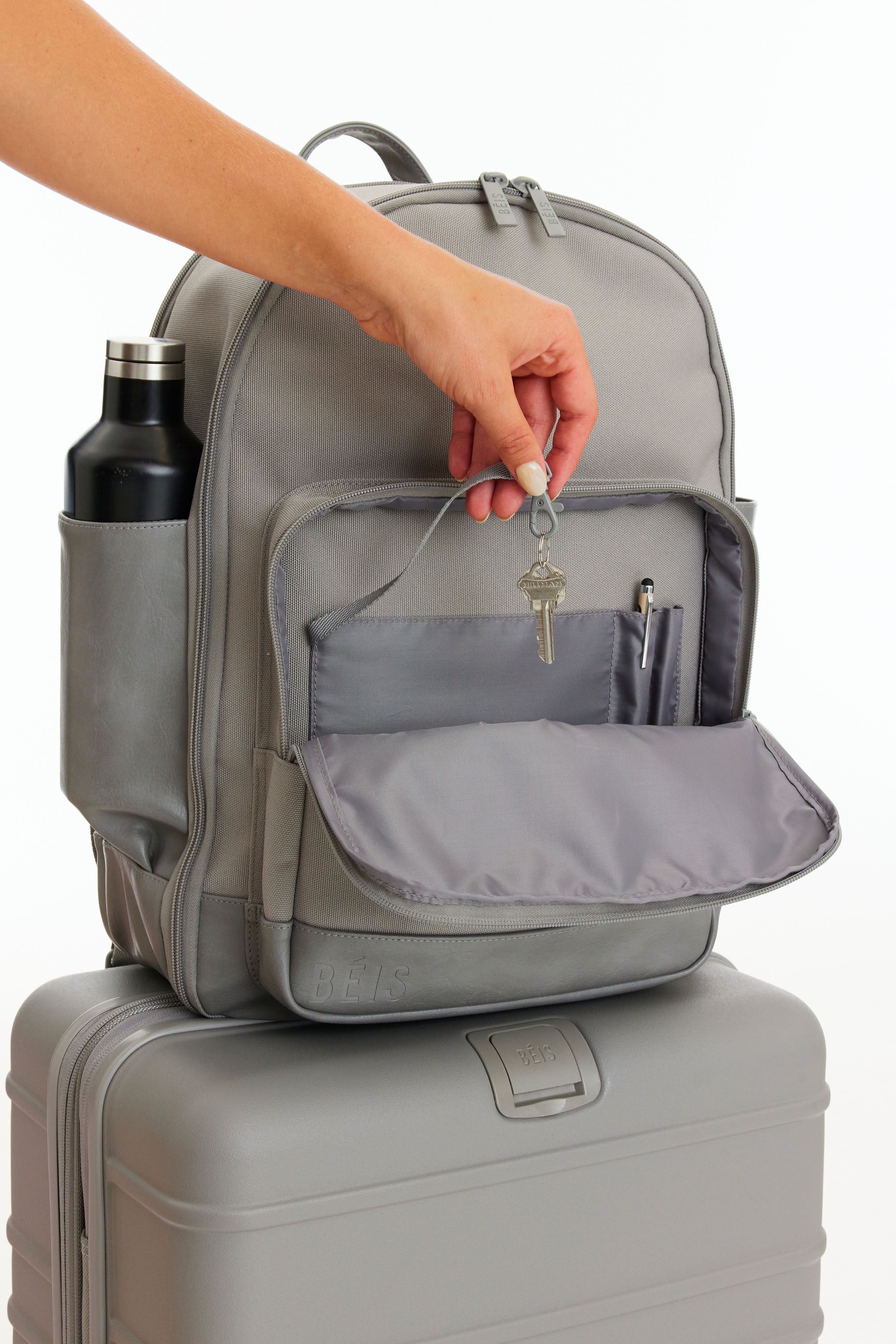 Resale The Travel Backpack in Grey - Image 8