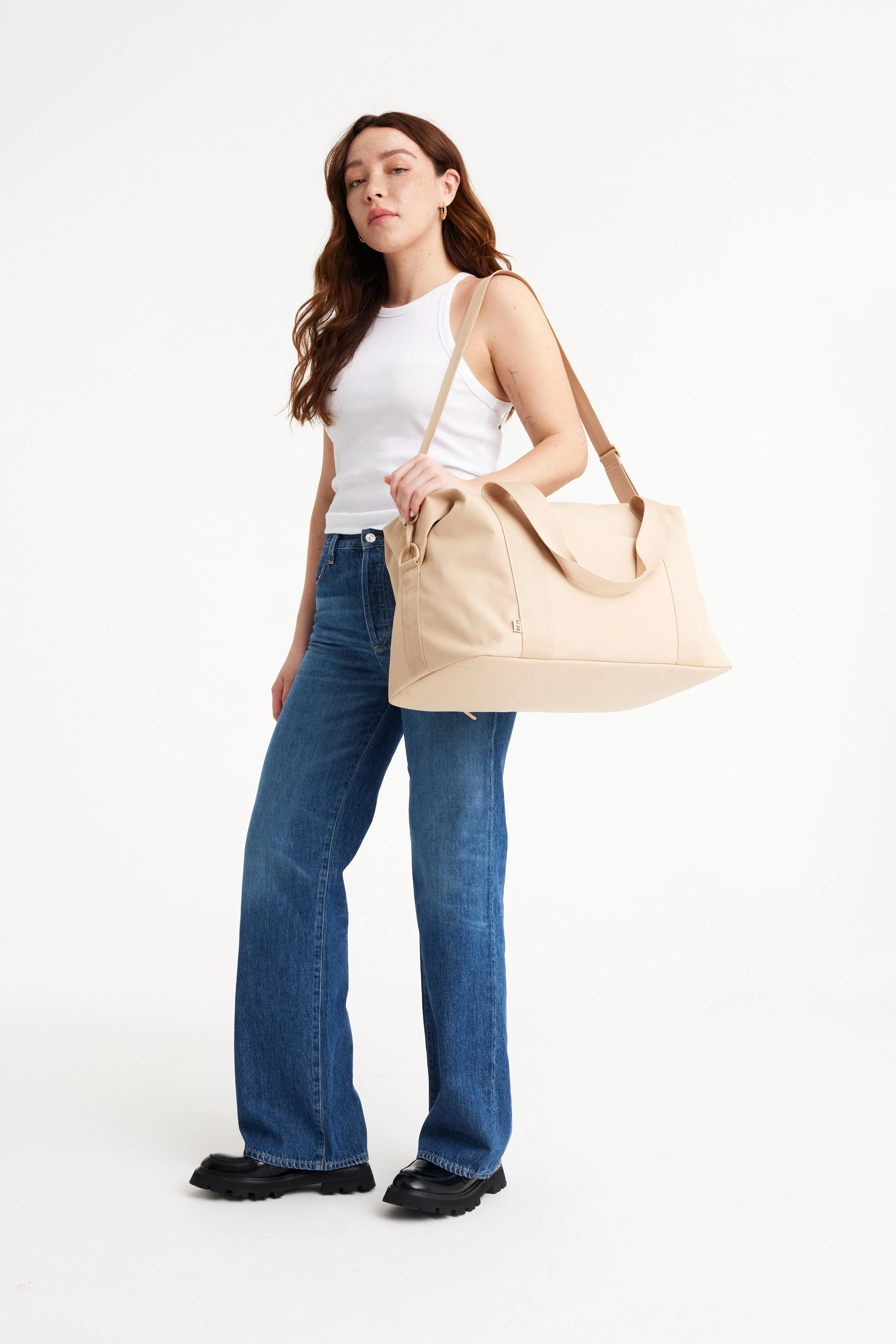 Resale The BÉISics Duffle in Beige - Image 5