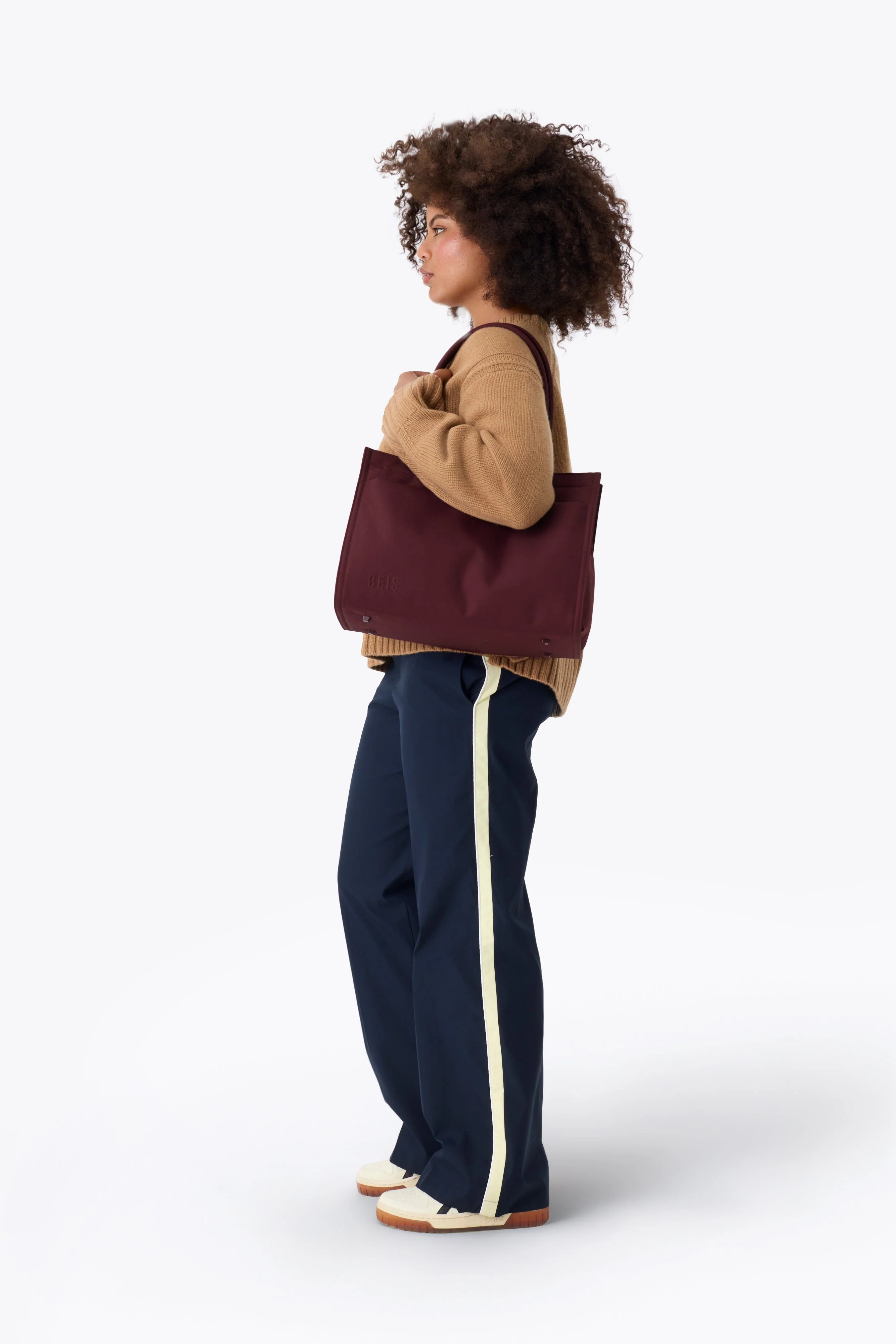 Resale The Book Tote in Burgundy - Image 4