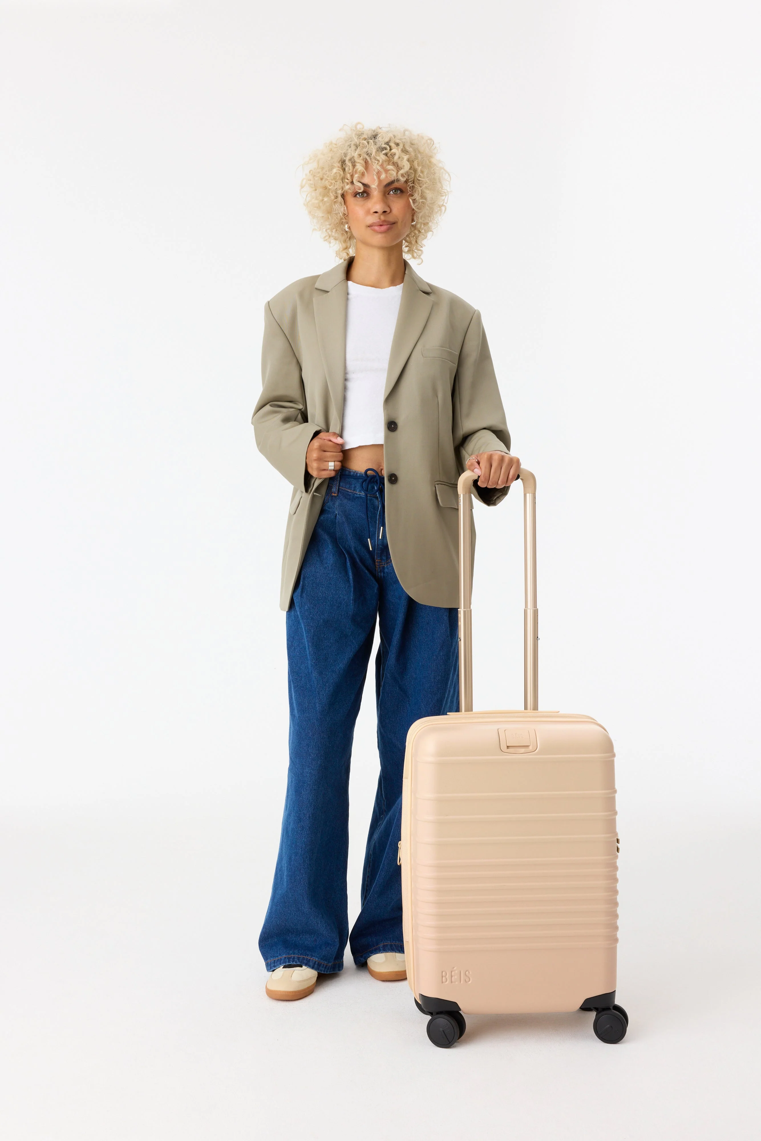 Resale The Carry-On Roller in Beige - Image 5