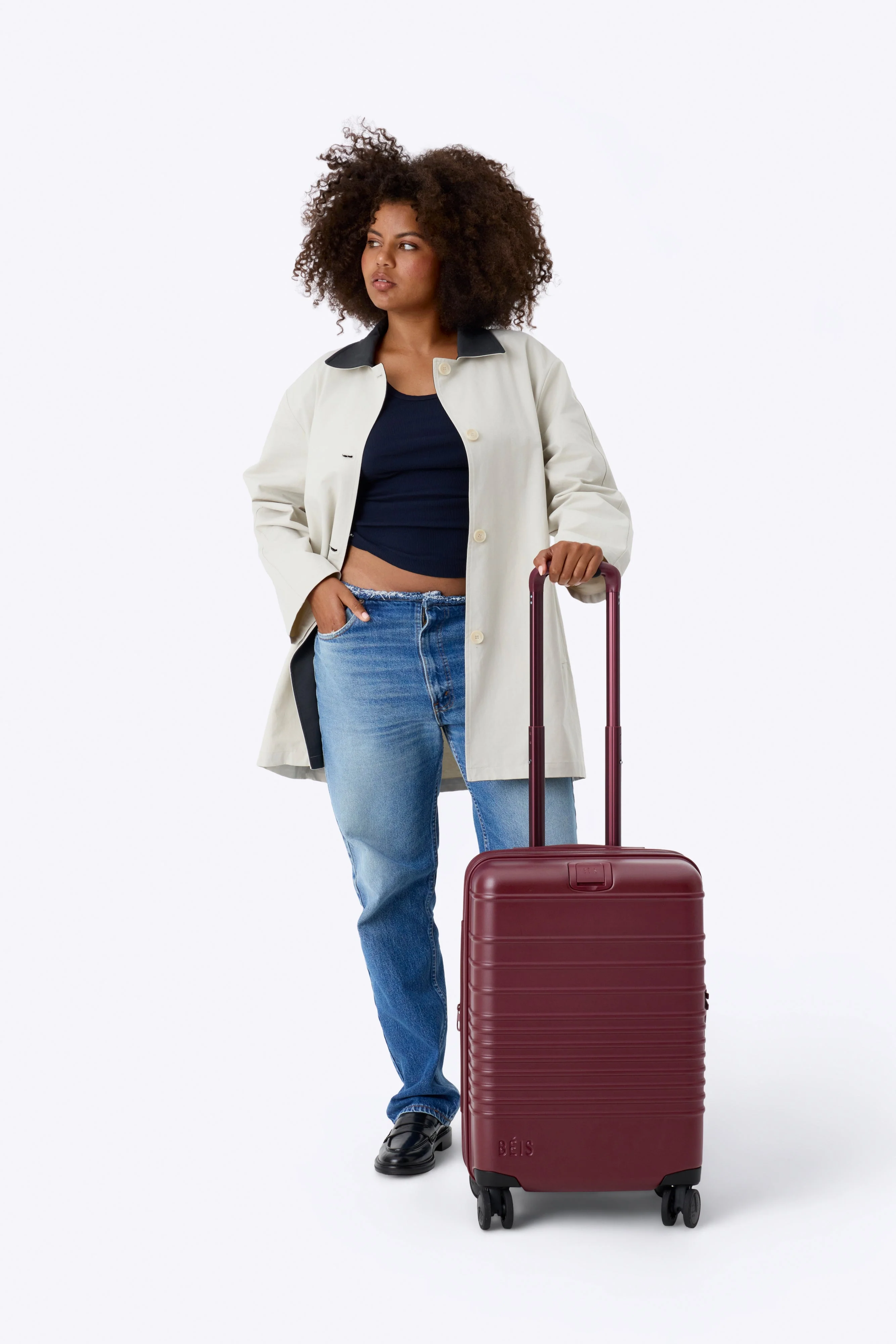 Resale The Carry-On Roller in Burgundy - Image 5