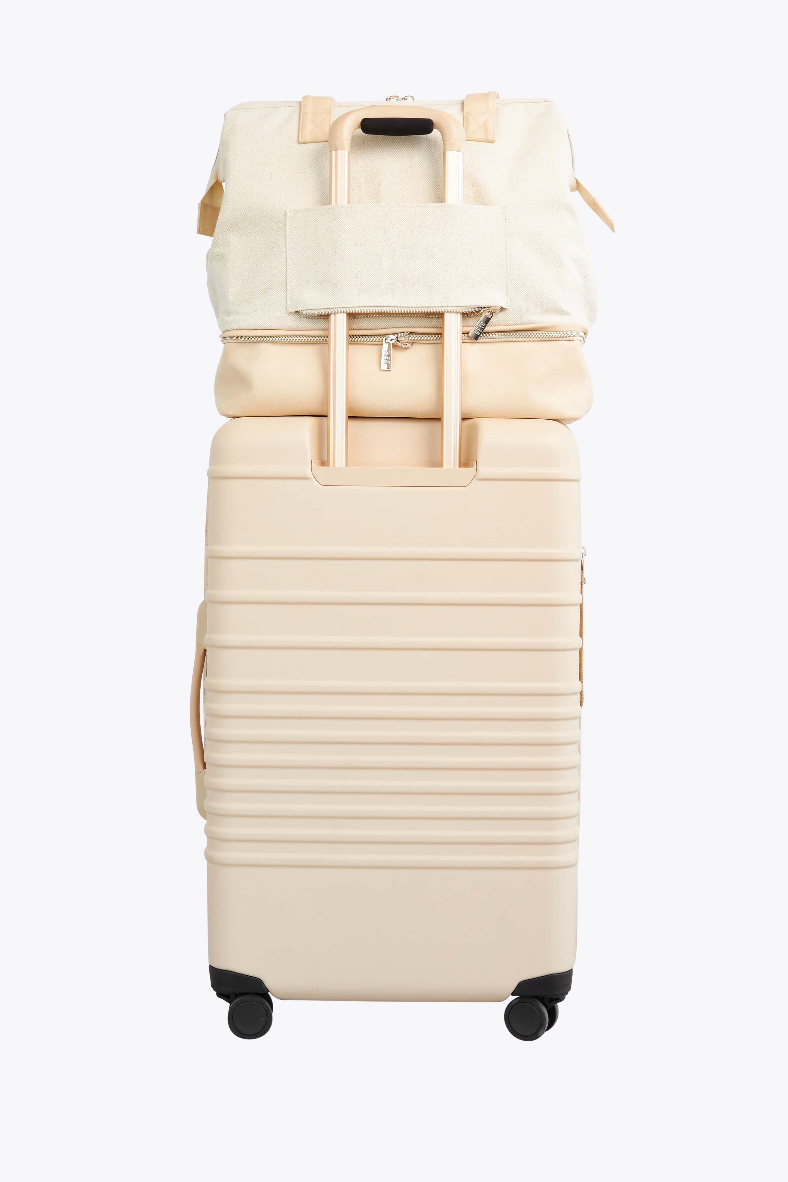 Resale The Convertible Mini Weekender in Beige - Image 5