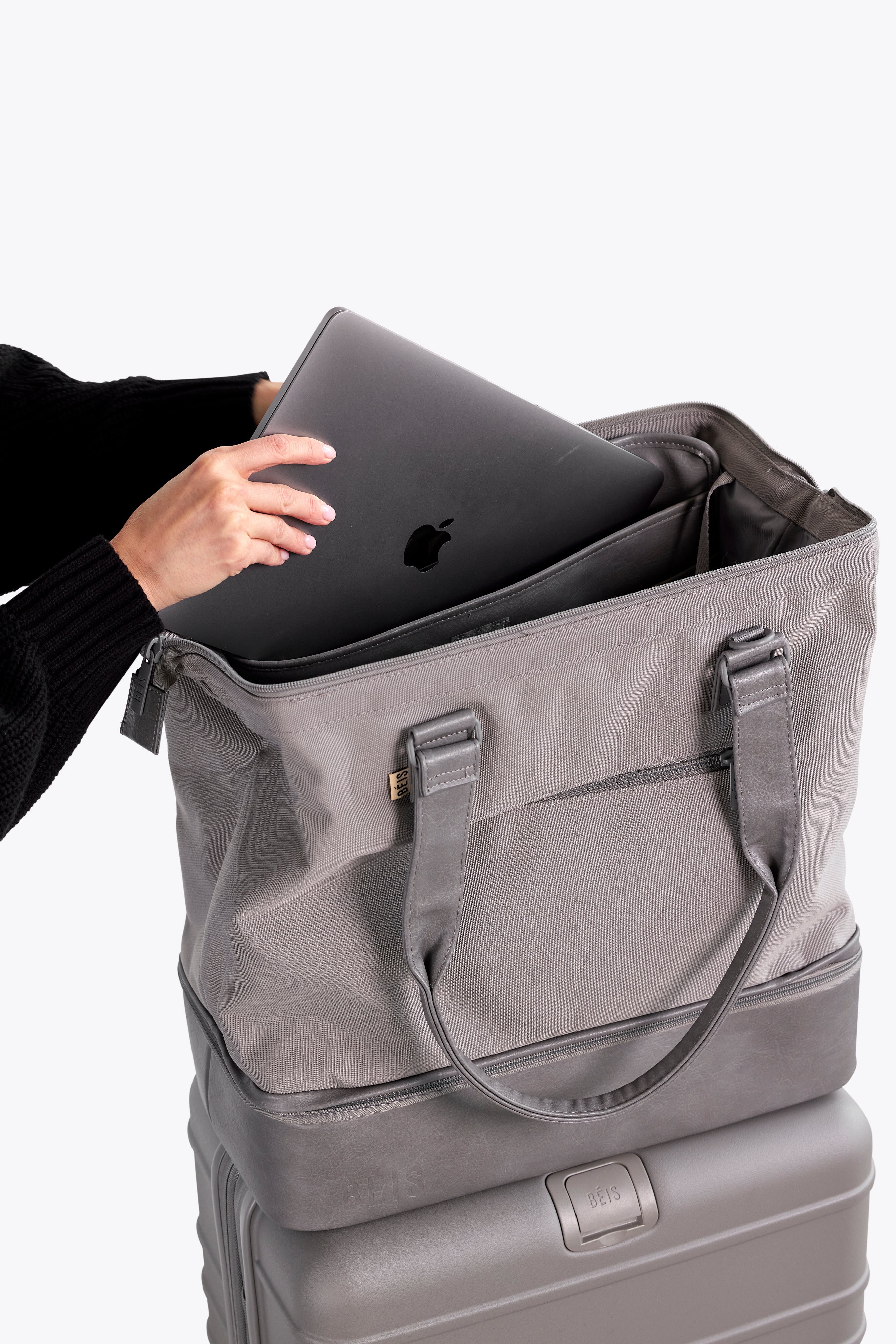 Resale The Convertible Mini Weekender in Grey - Image 10