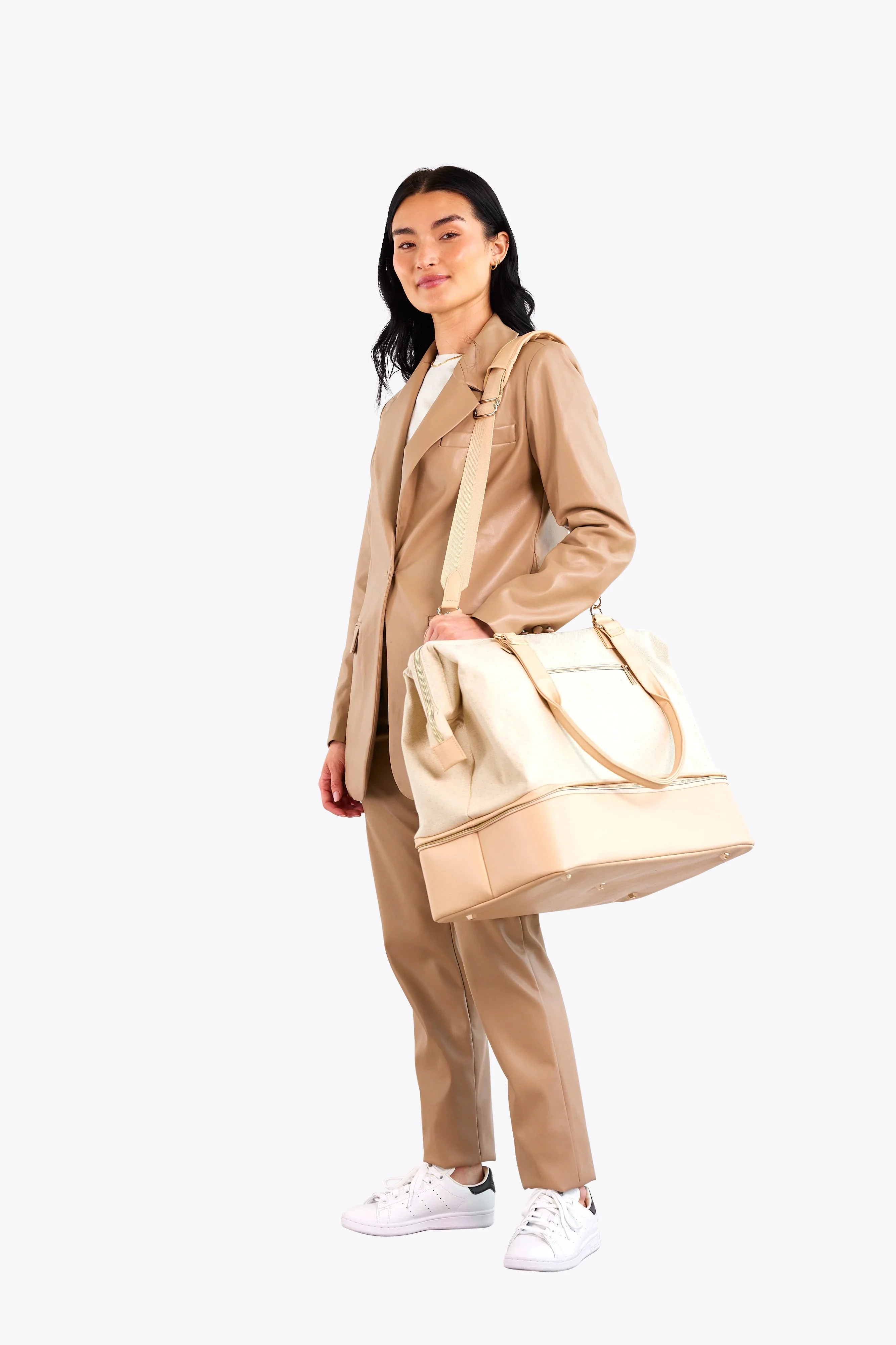 Resale The Convertible Weekender in Beige - Image 5