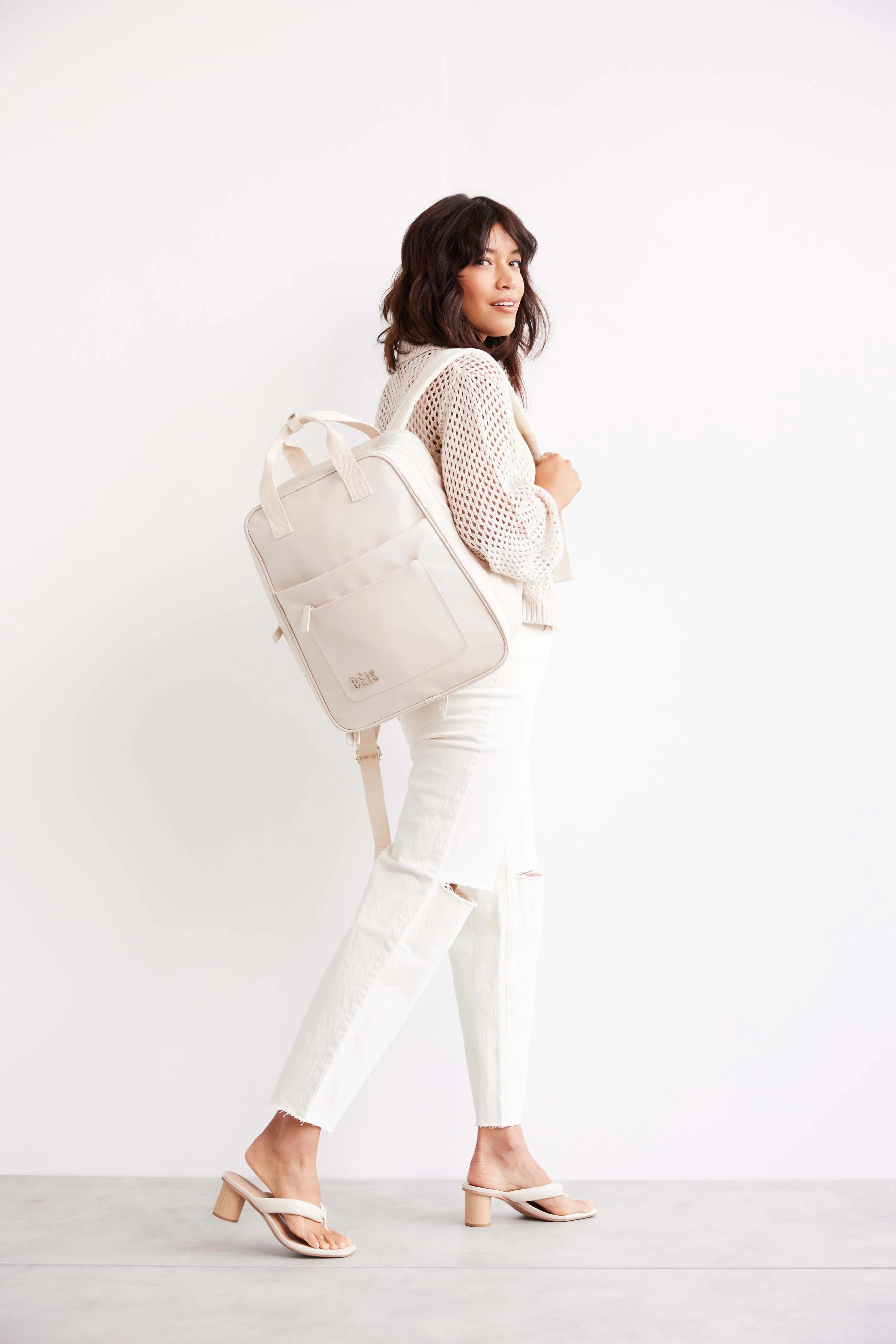 Resale The Expandable Backpack in Beige - Image 5