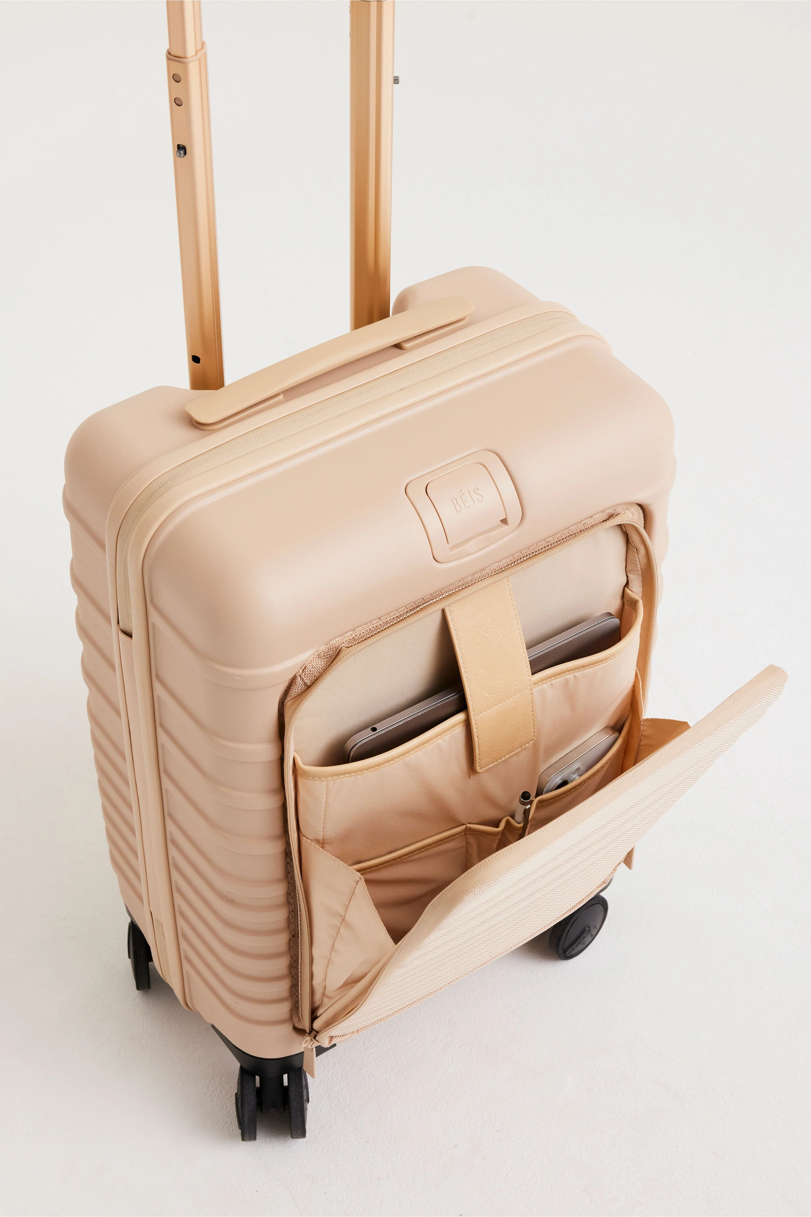 Resale The Front Pocket Carry-On Roller in Beige - Image 4
