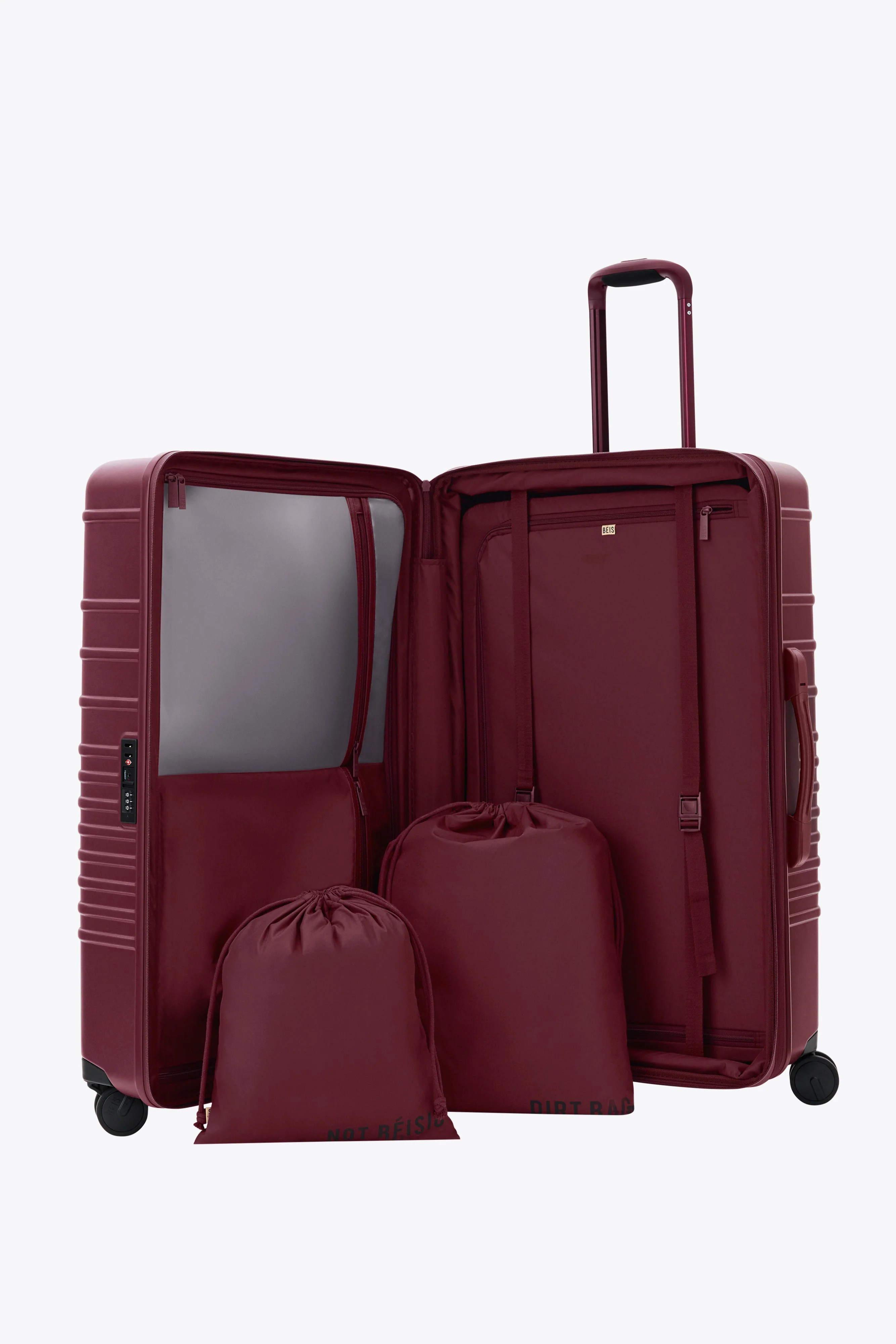 Resale The Large Check-In Roller in Burgundy - Image 4