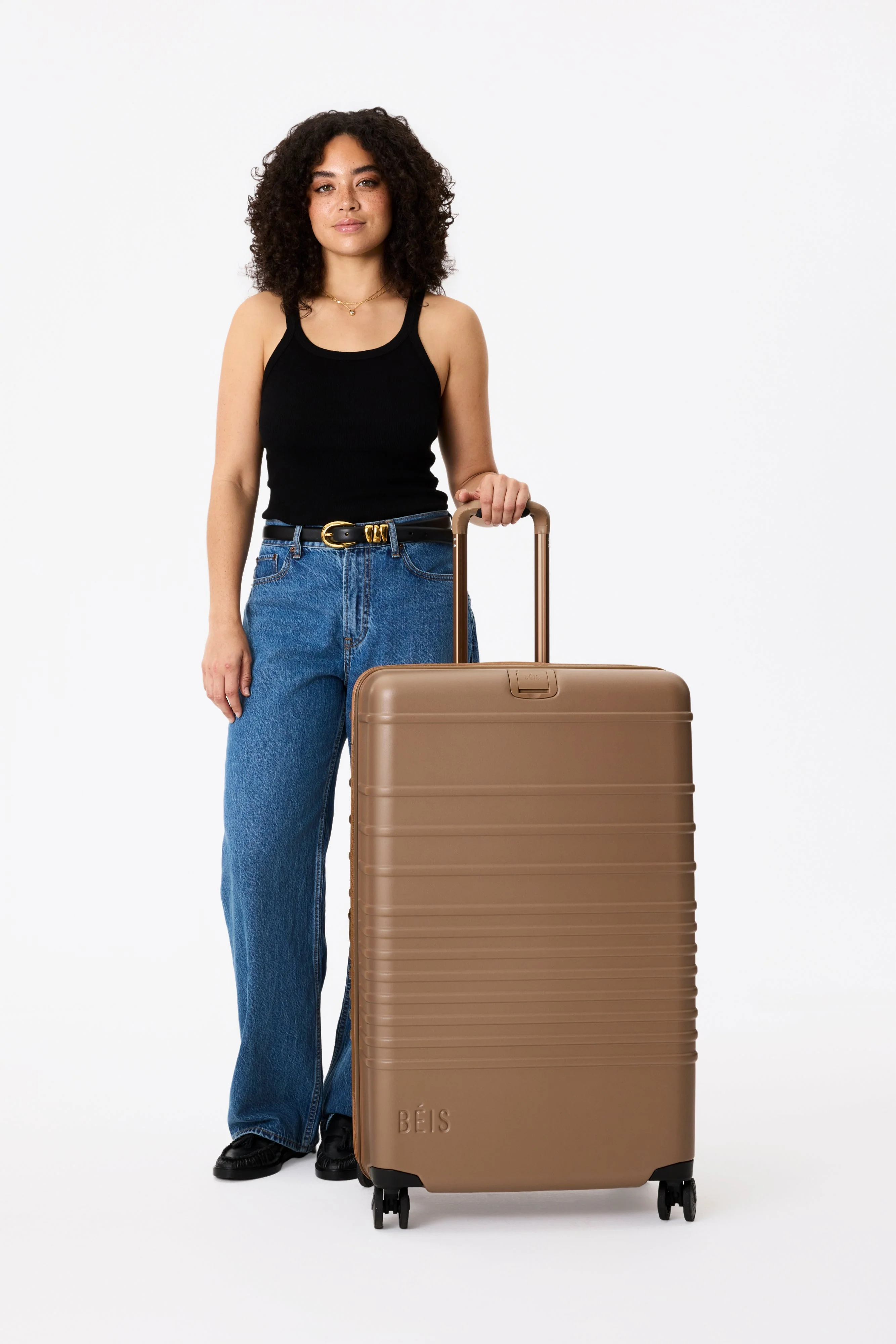 Resale The Large Check-In Roller in Camel - Image 5
