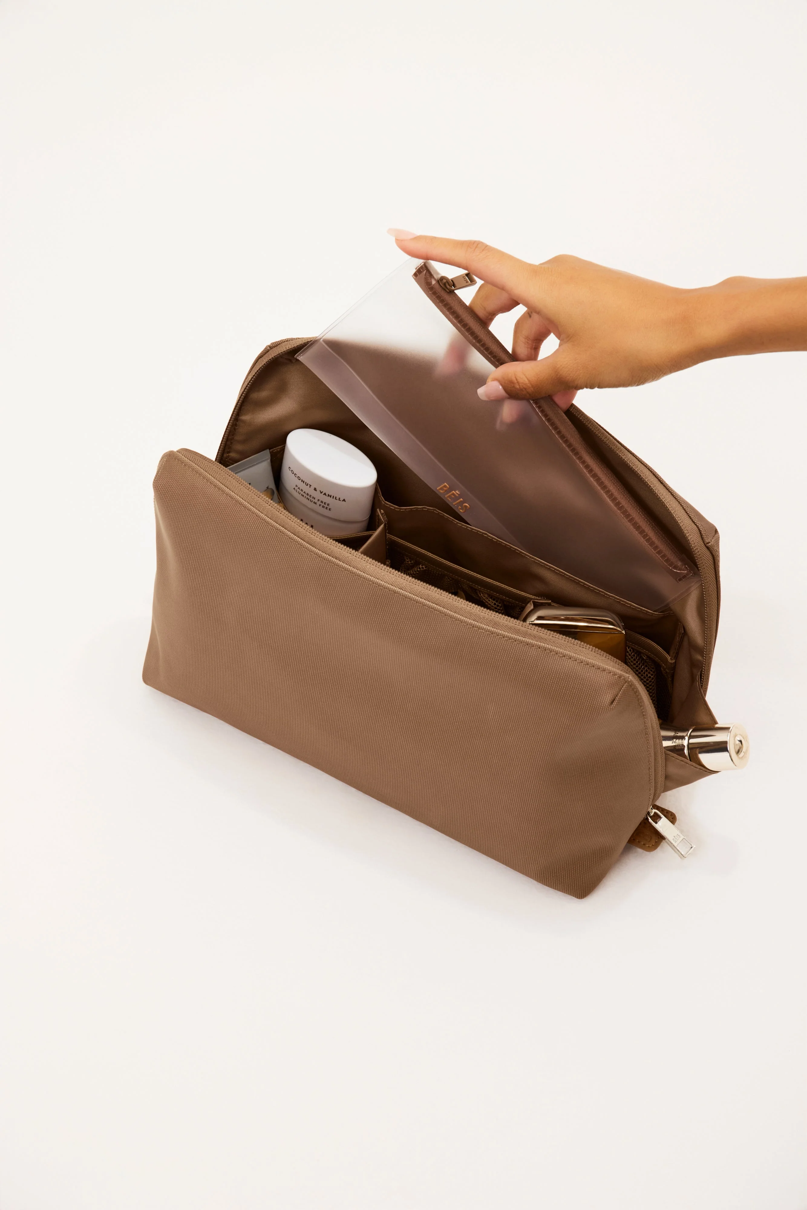 Resale The Large Cosmetic Pouch in Camel - Image 4