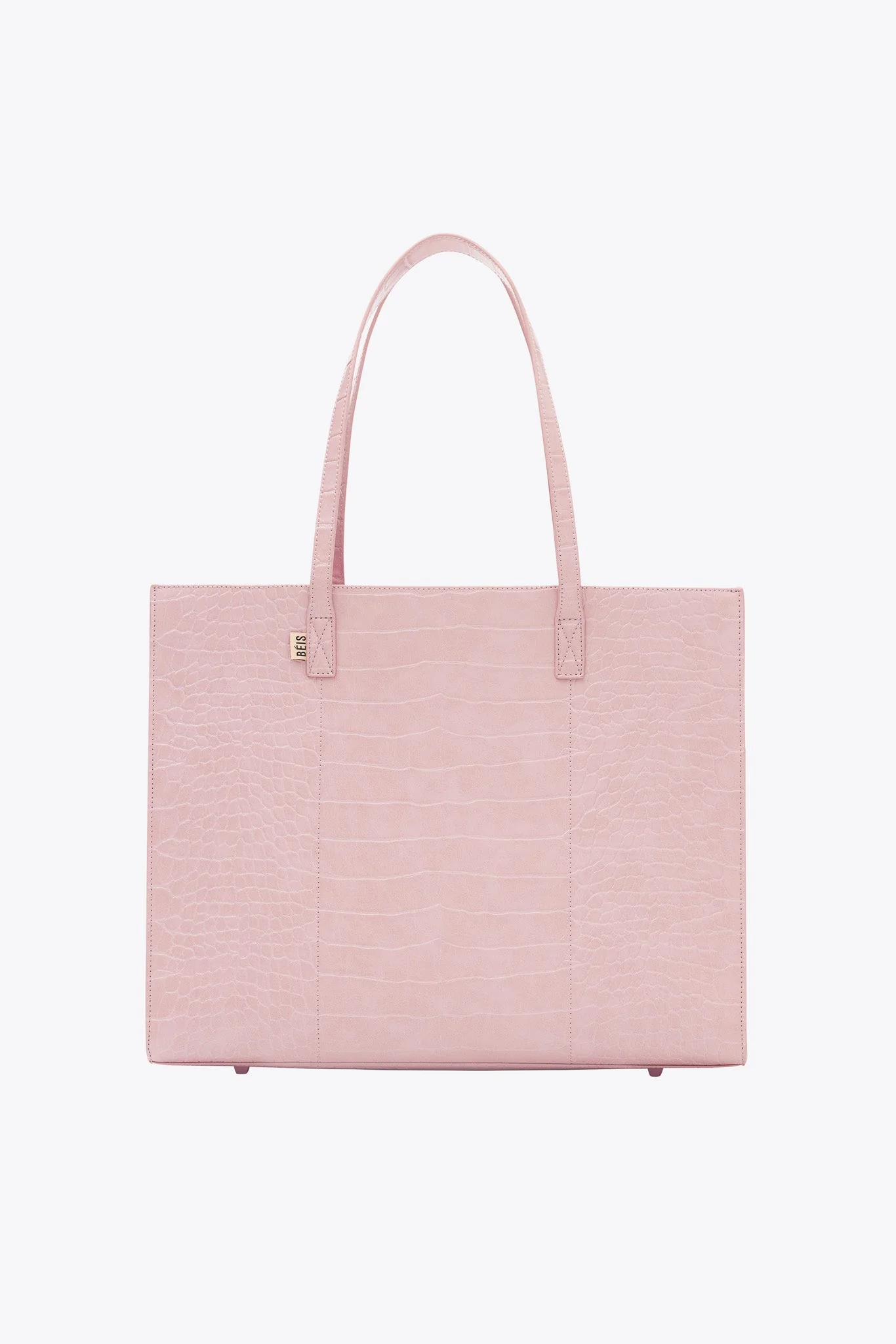 Resale The Large Work Tote in Atlas Pink Croc - Image 10