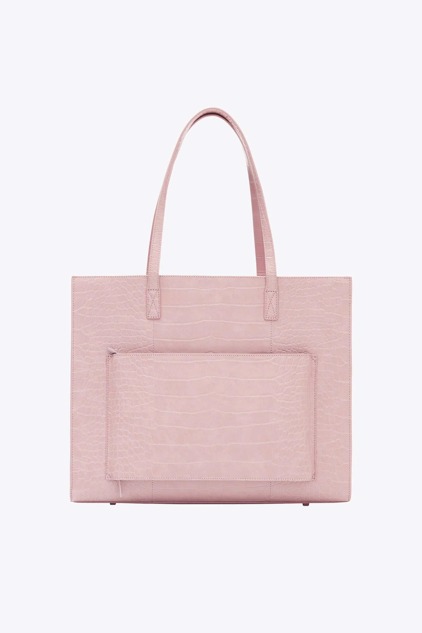 Resale The Large Work Tote in Atlas Pink Croc - Image 3