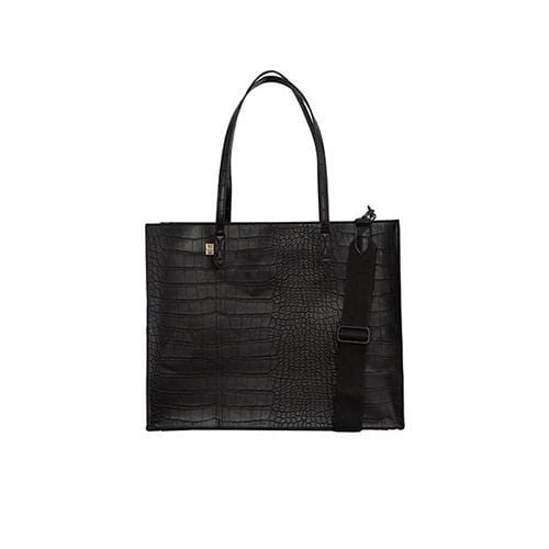 Resale The Large Work Tote in Black Croc - Image 14