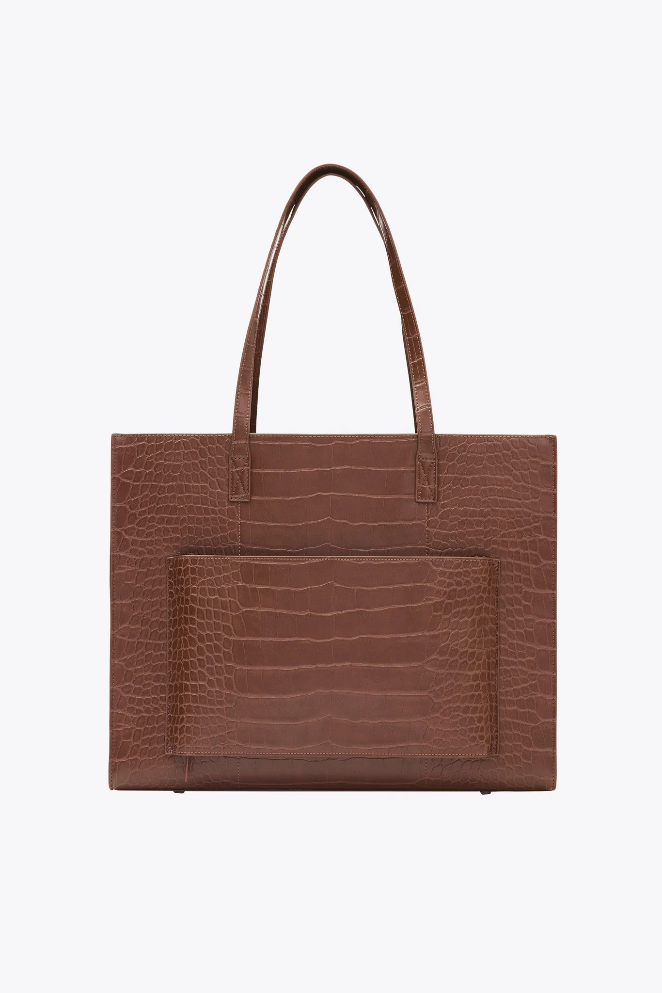 Resale The Large Work Tote in Maple Croc - Image 3