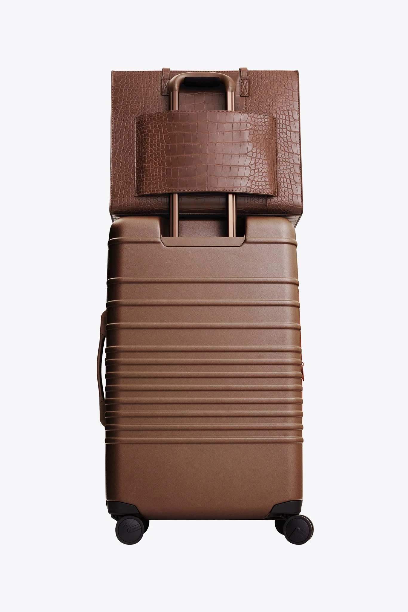 Resale The Large Work Tote in Maple Croc - Image 4