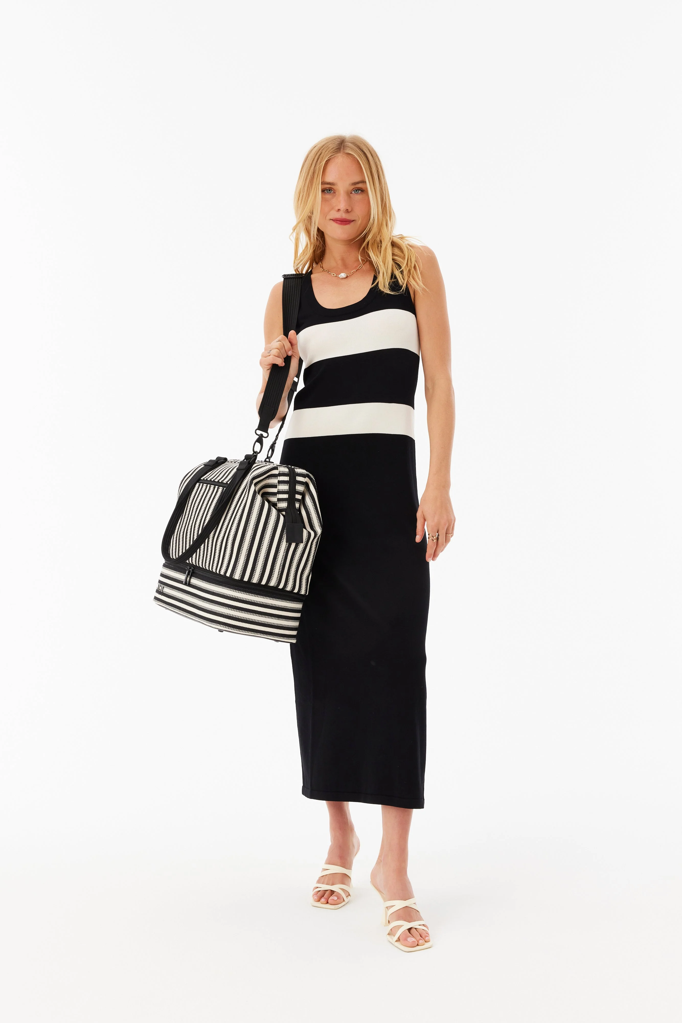 Resale The Mini Weekender in Black Stripe - Image 11
