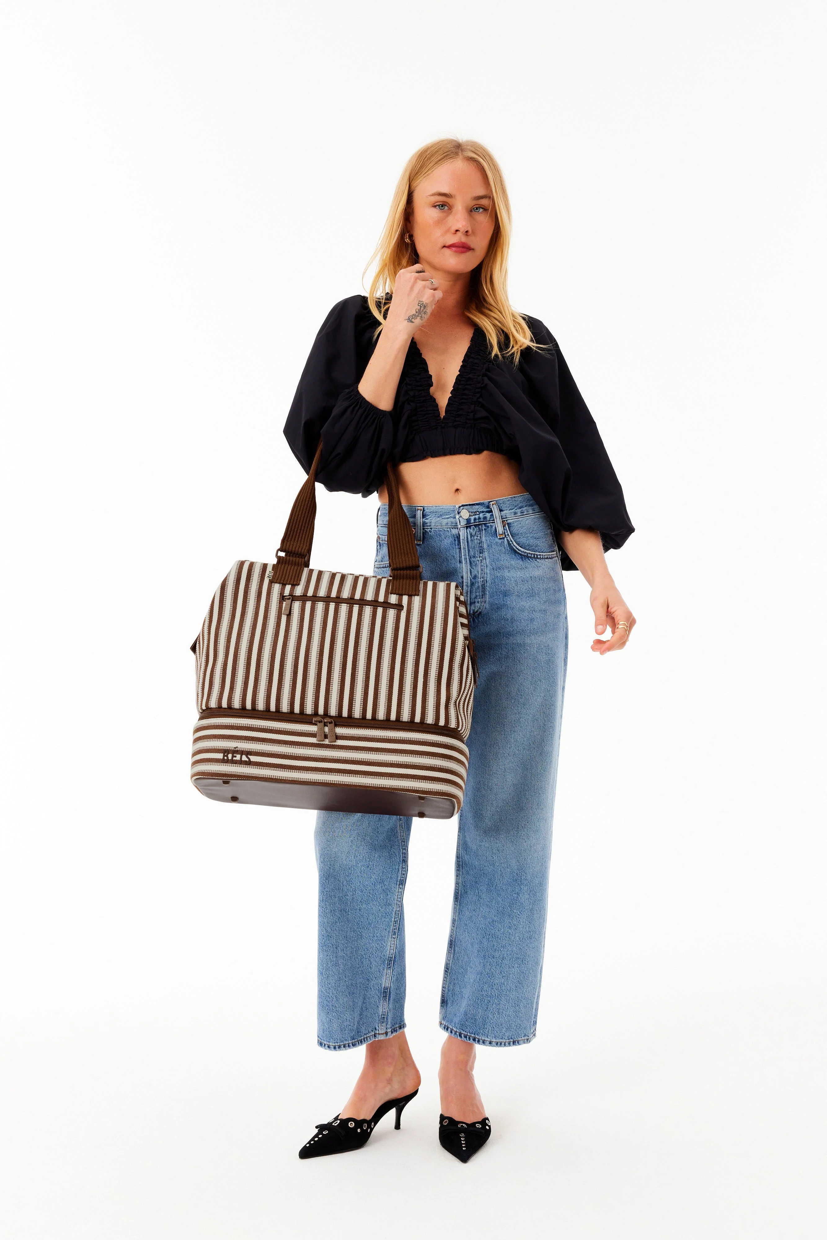 Resale The Mini Weekender in Maple Stripe - Image 5
