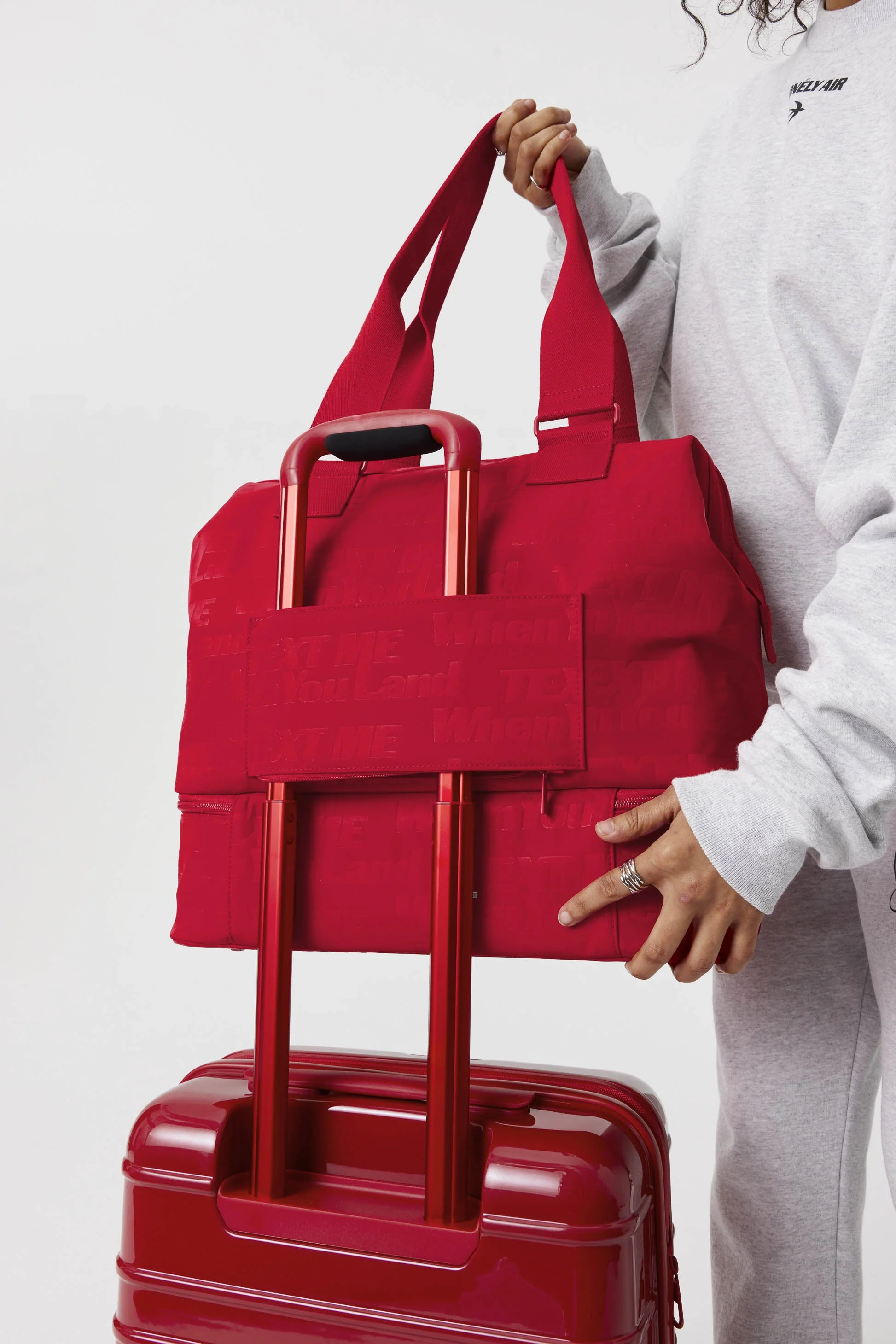 Resale The Mini Weekender in Text Me Red - Image 4