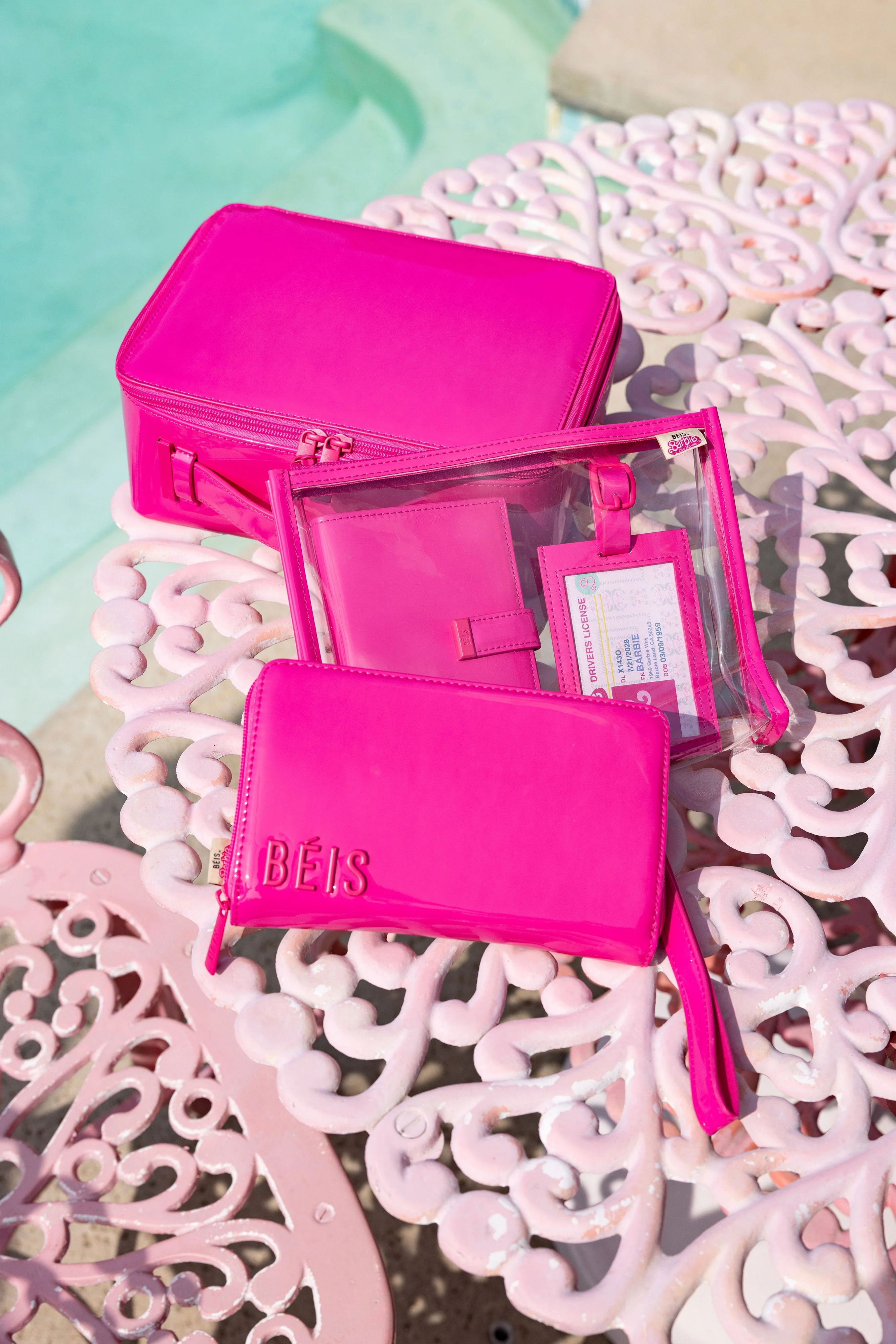 Resale The Passport & Luggage Tag Set in Barbie™ Pink - Image 5