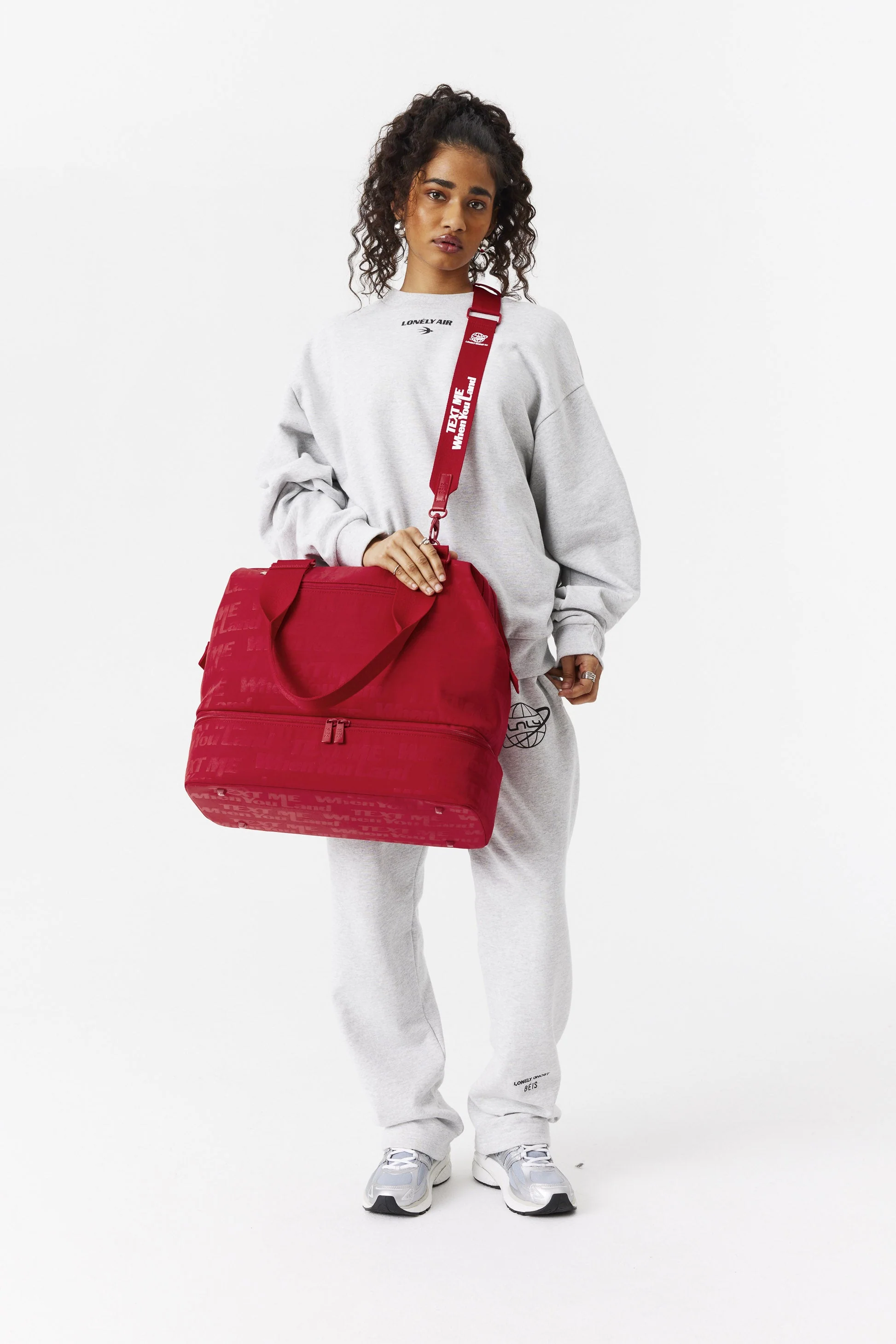 Resale The Shoulder Strap in Text Me Red - Image 5