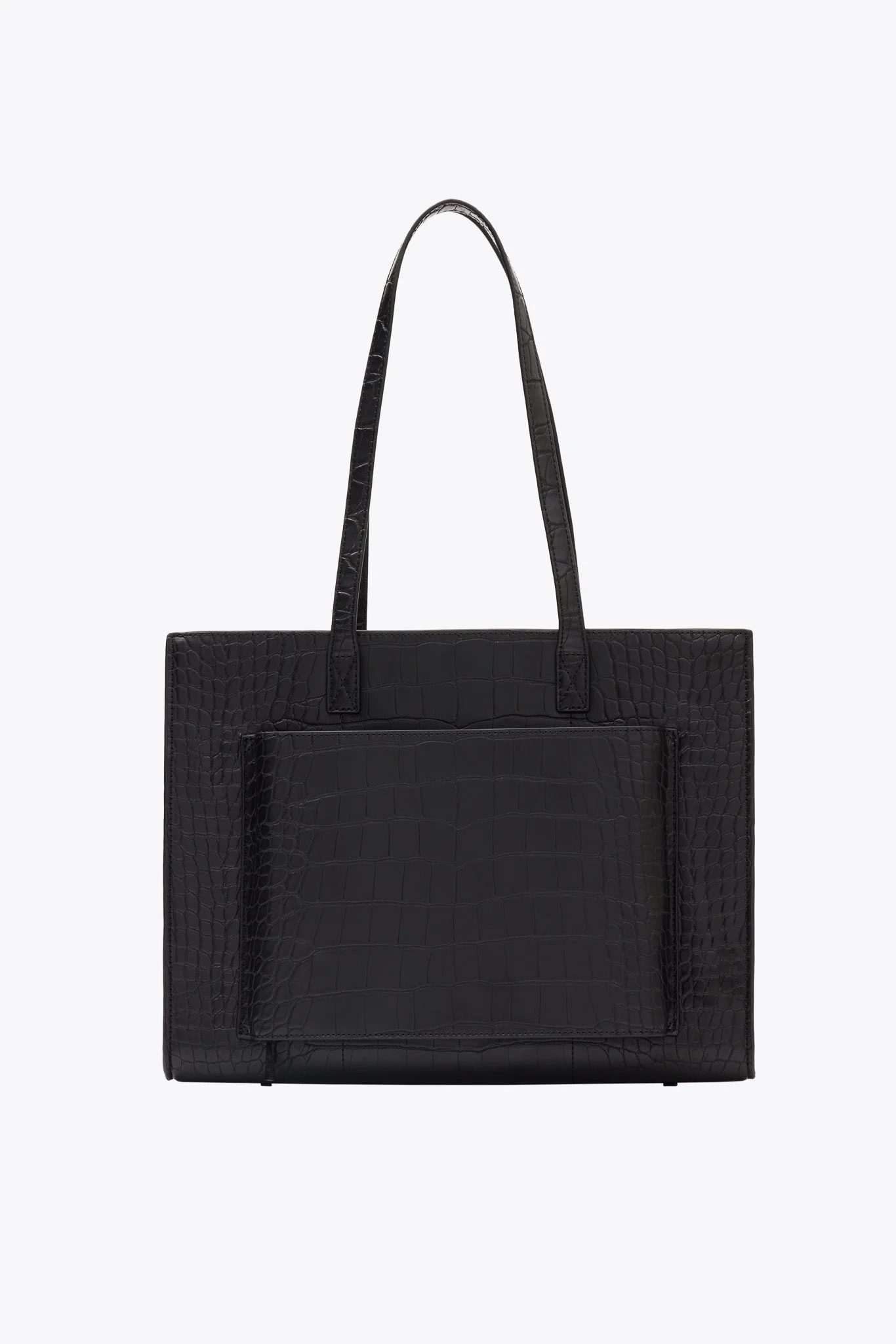 Resale The Work Tote in Black Croc - Image 3