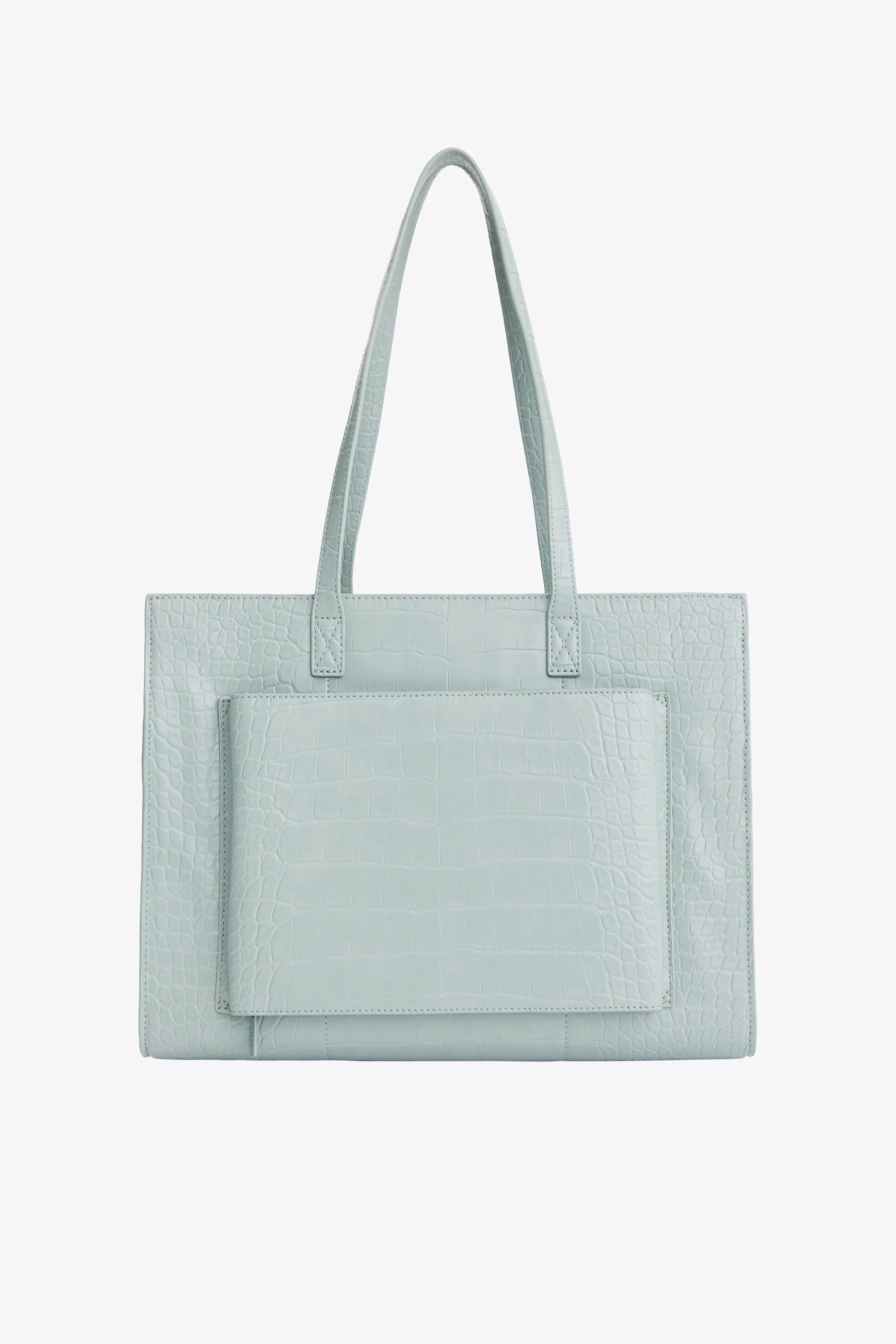 Resale The Work Tote in Slate Croc - Image 3