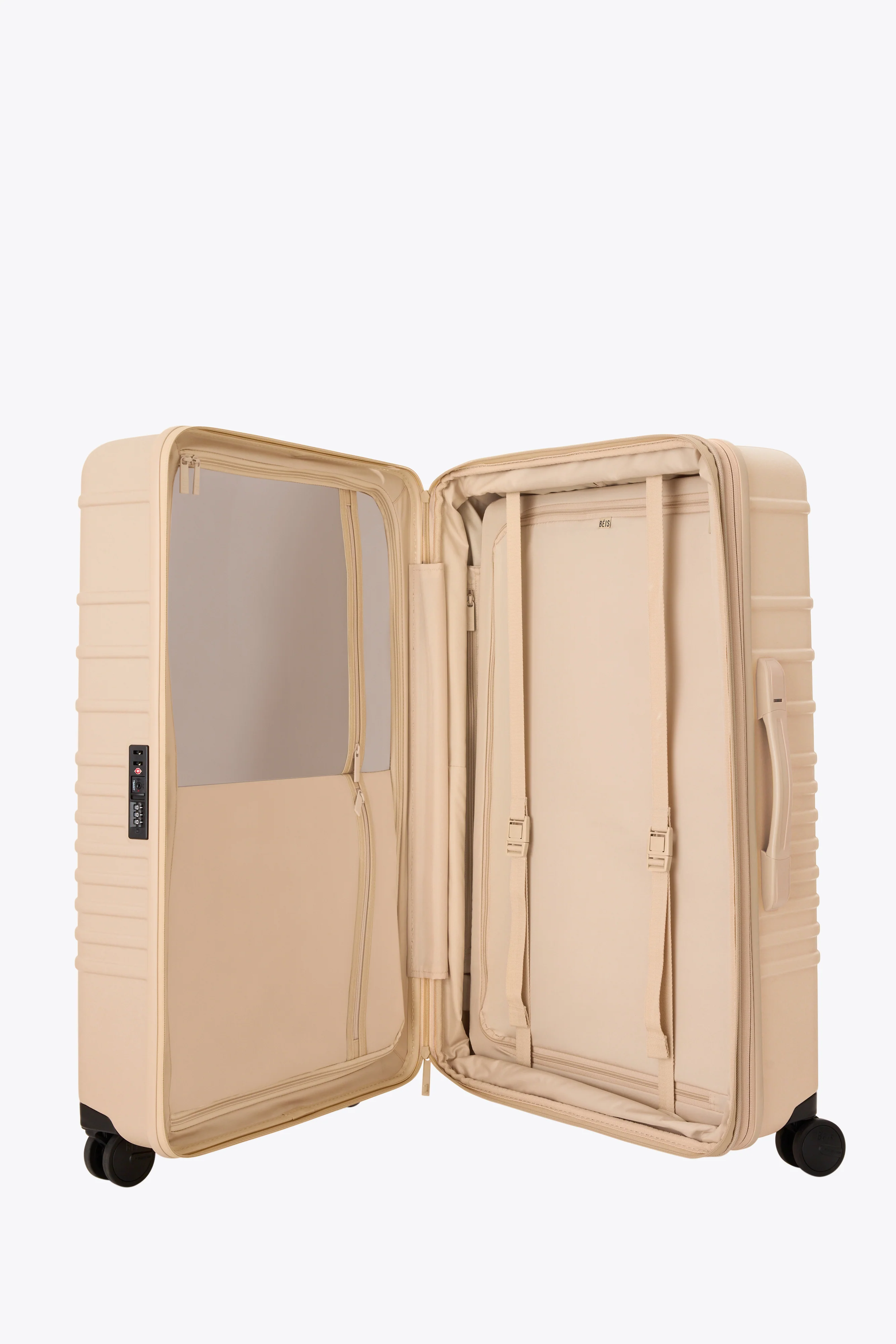 The Large Check-In Roller in Beige - Image 9