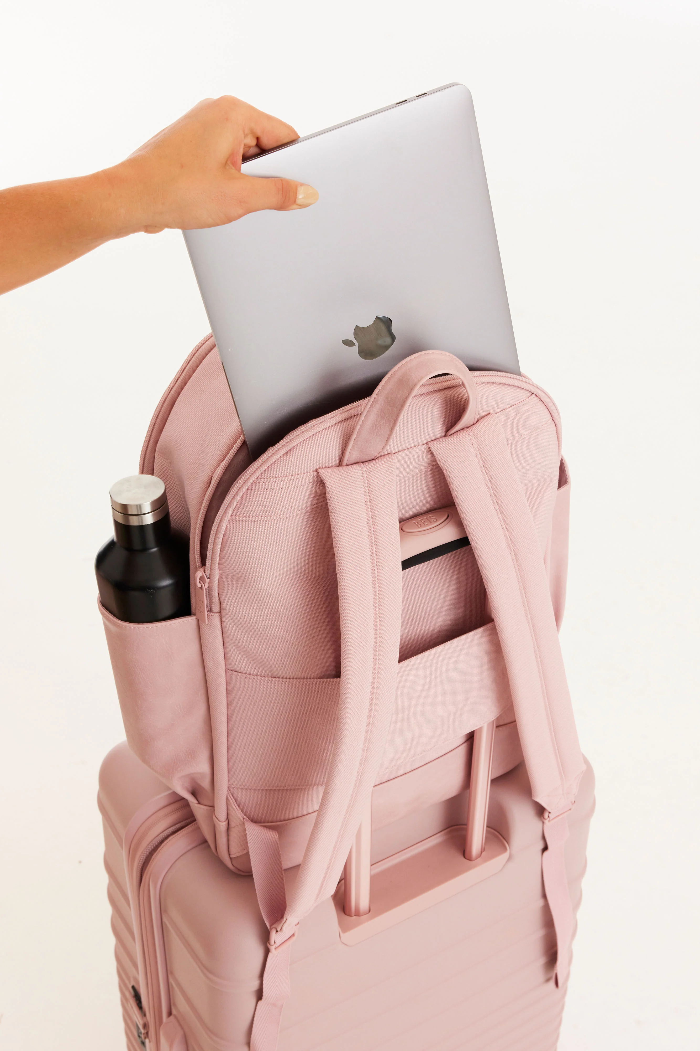 The Travel Backpack in Atlas Pink - Image 6