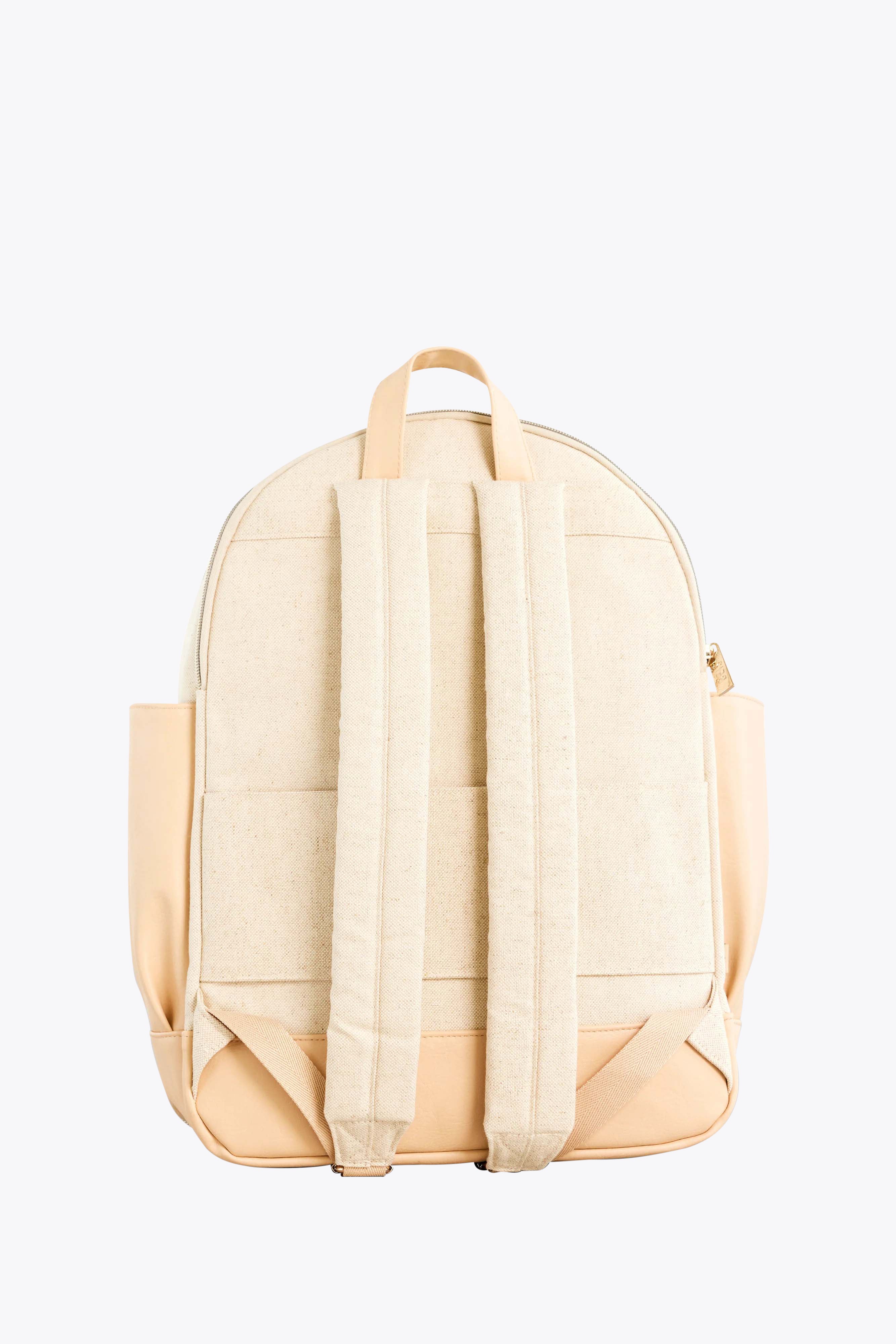 The Travel Backpack in Beige - Image 3