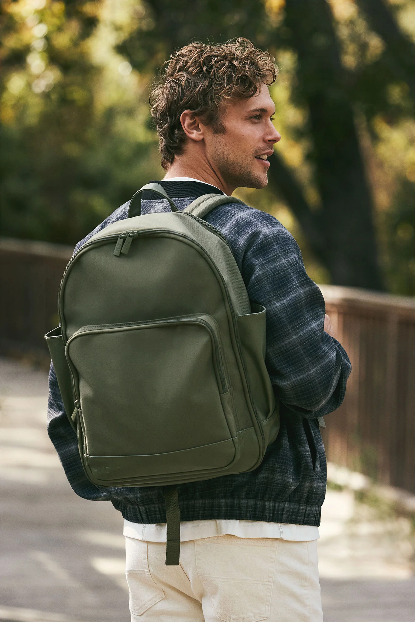 The Travel Backpack in Olive - Image 10