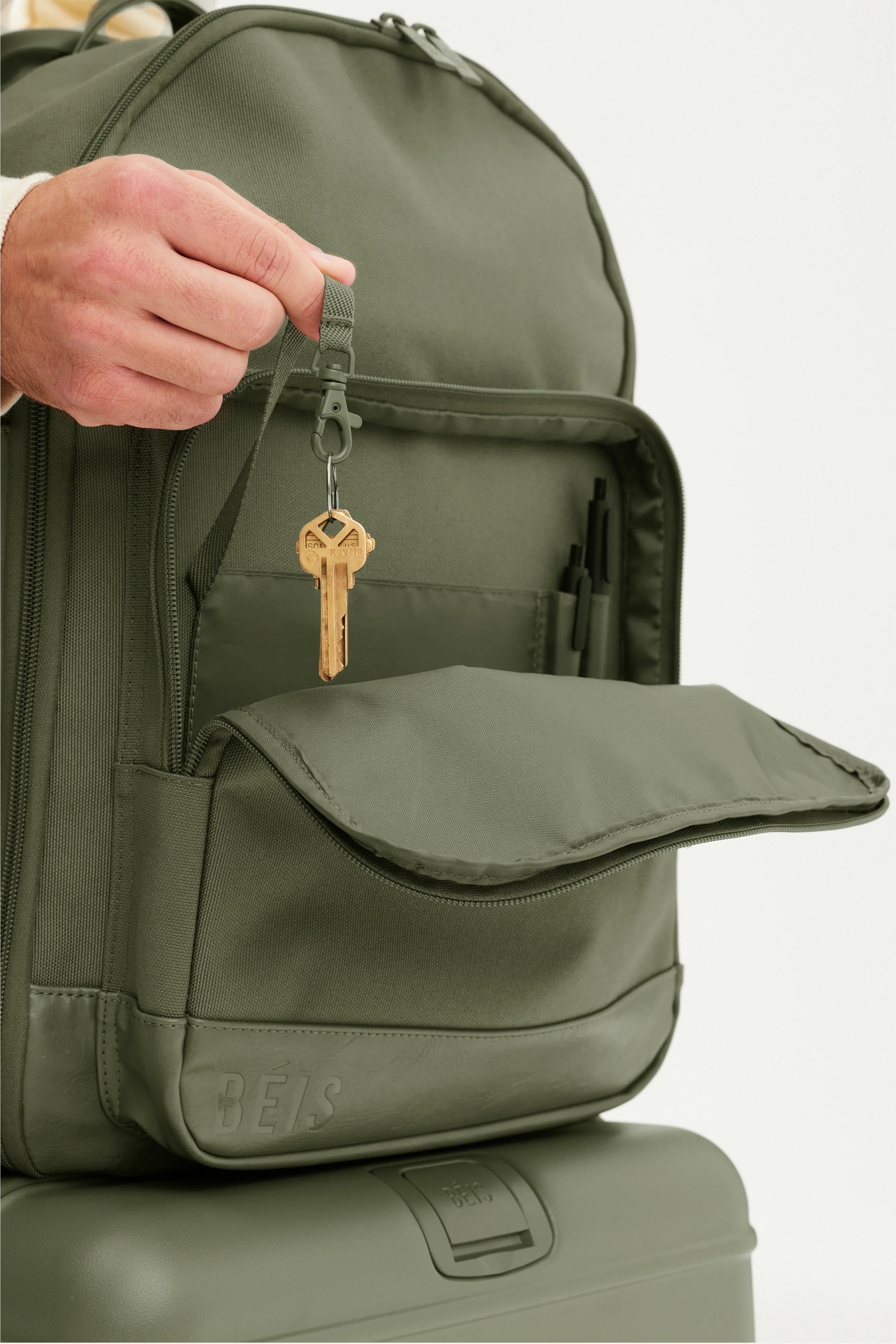 The Travel Backpack in Olive - Image 6