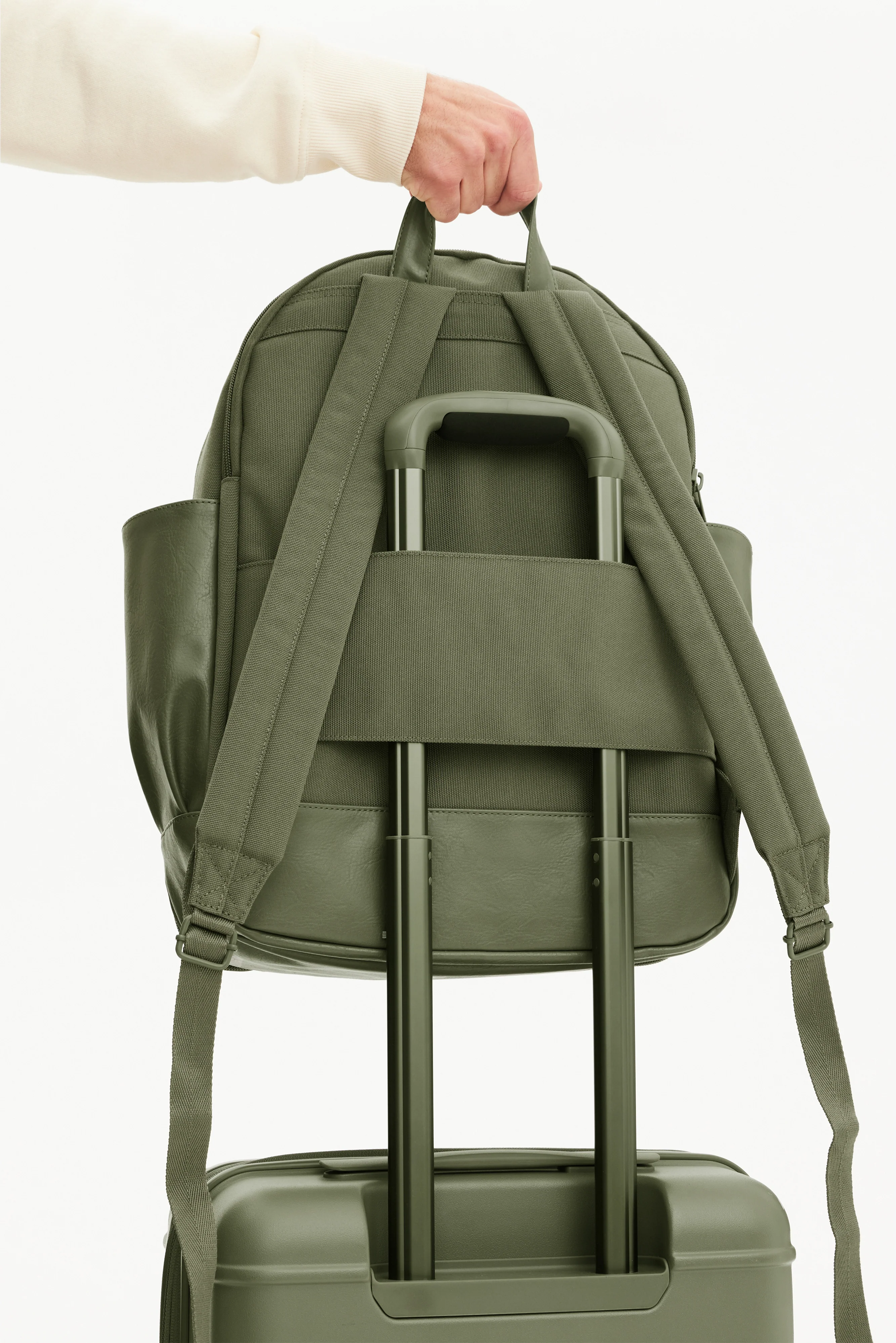 The Travel Backpack in Olive - Image 8