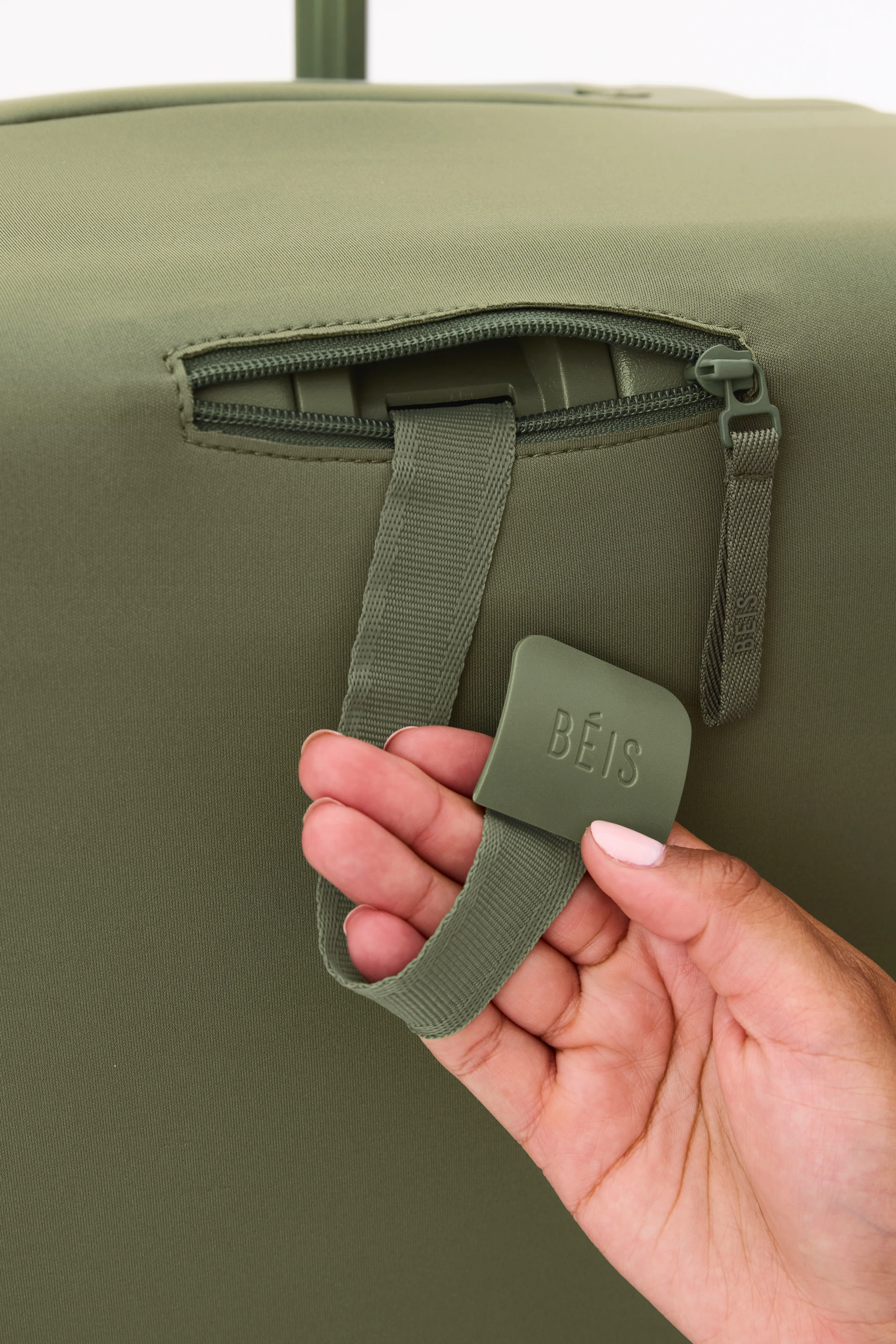 The Carry-On Luggage Cover in Olive - Image 5