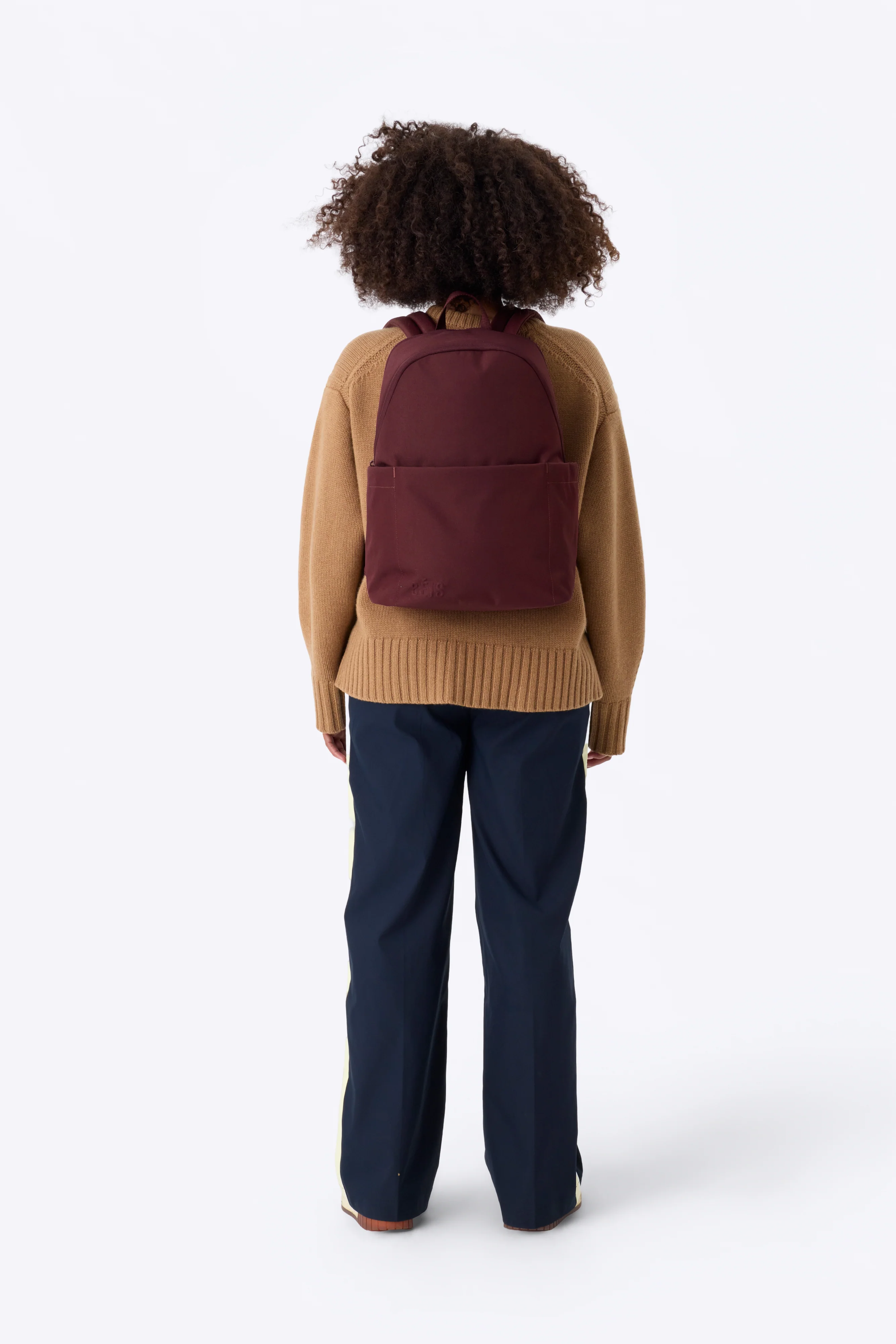 The Classic Backpack in Burgundy - Image 4