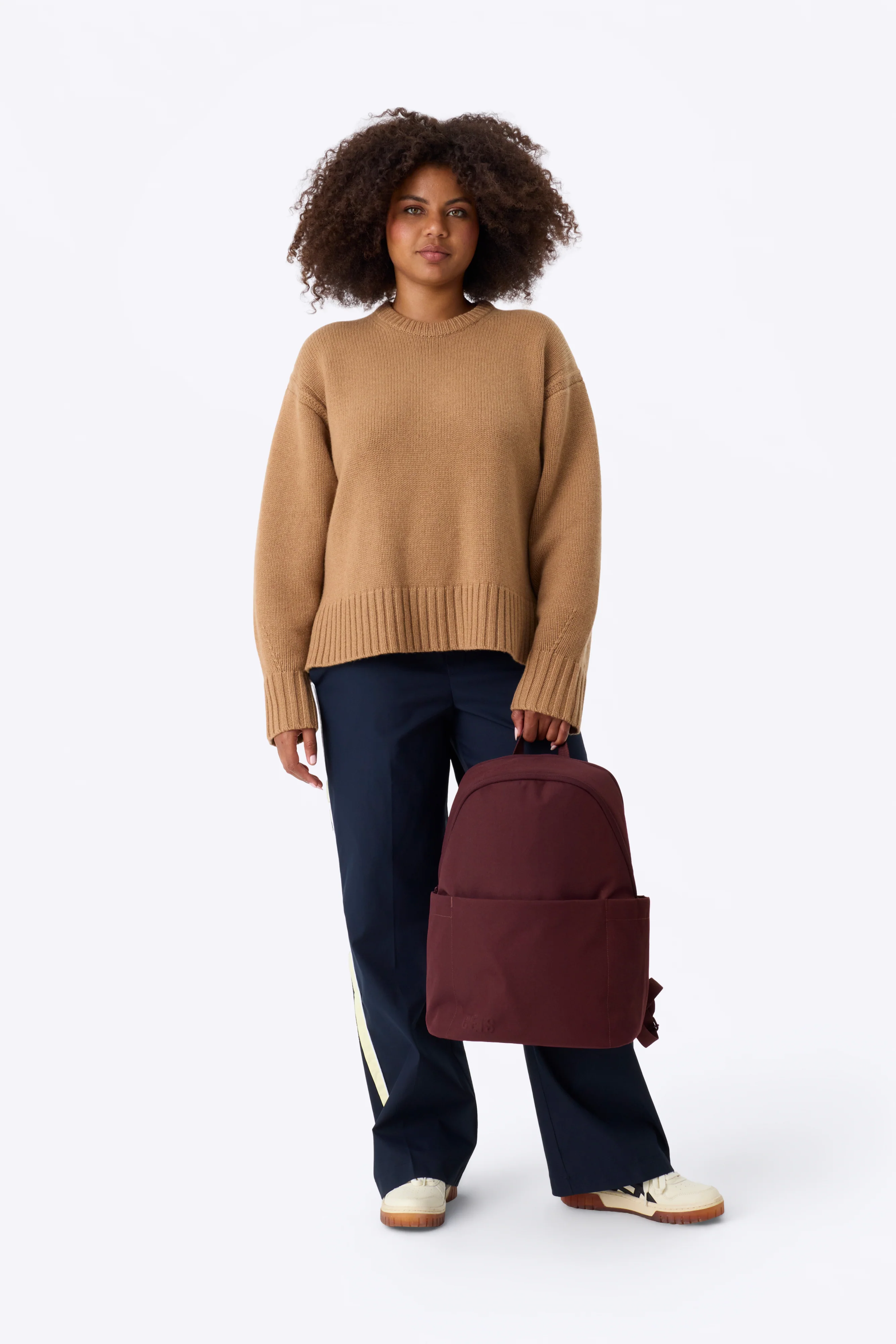 The Classic Backpack in Burgundy - Image 5