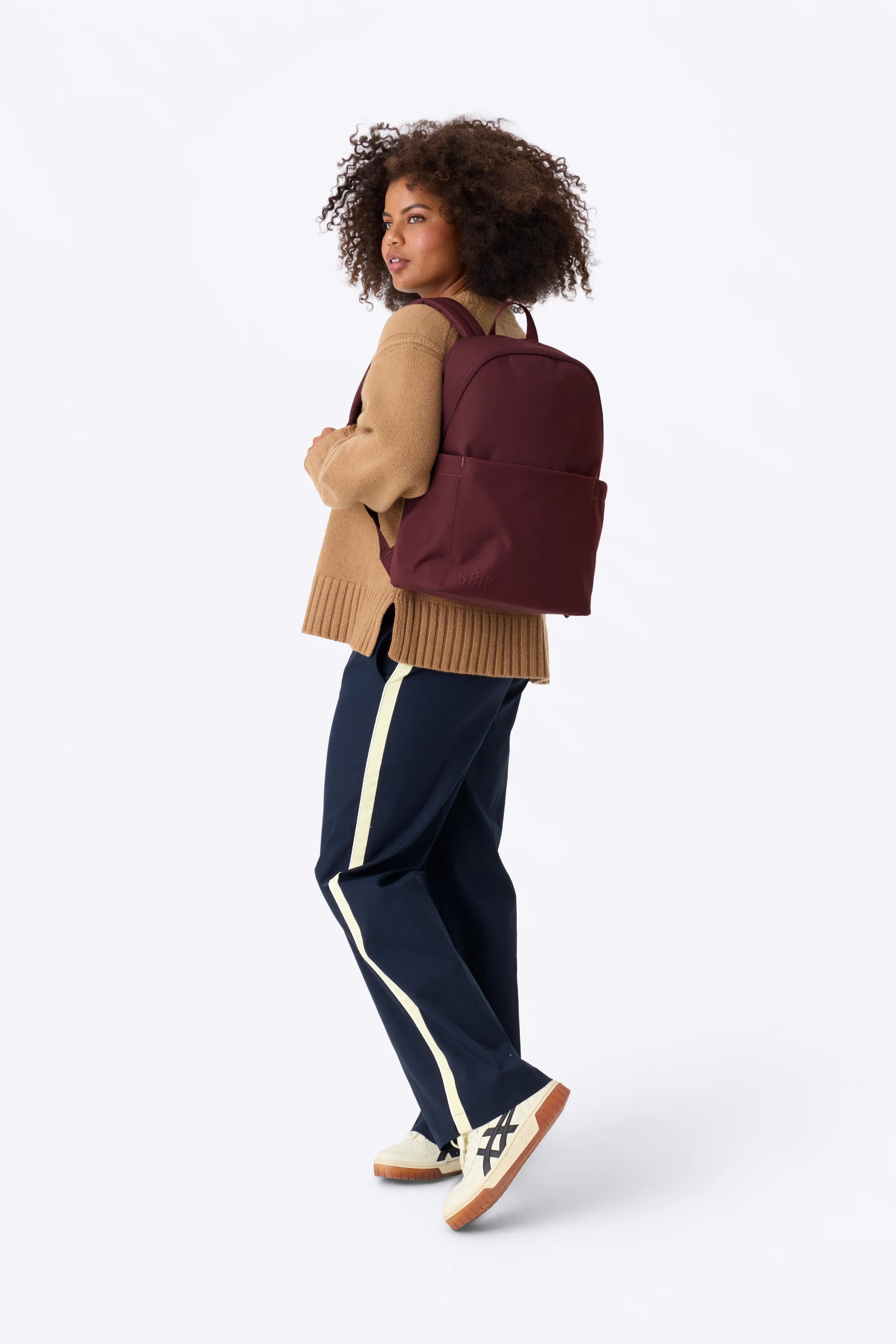 The Classic Backpack in Burgundy - Image 6