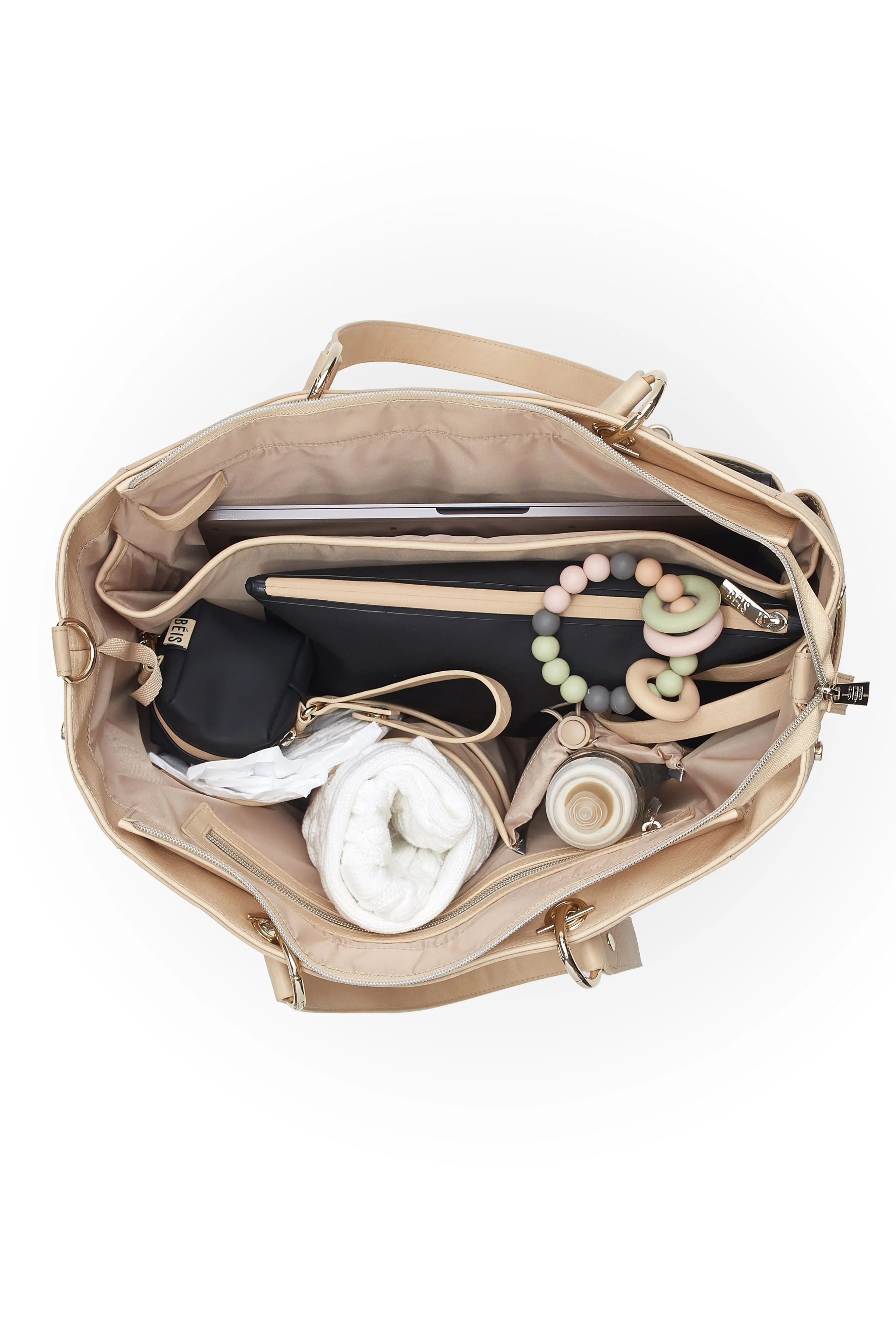 The Diaper Bag in Beige - Image 10