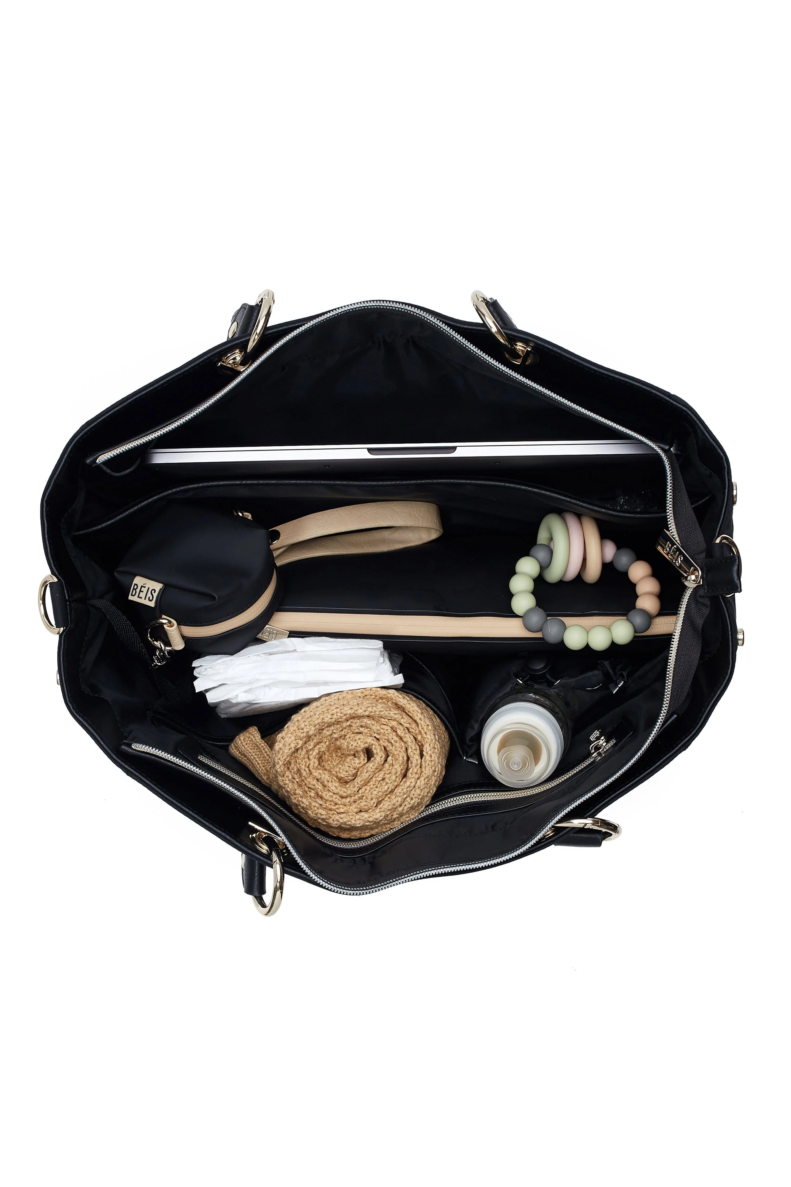 The Diaper Bag in Black - Image 9