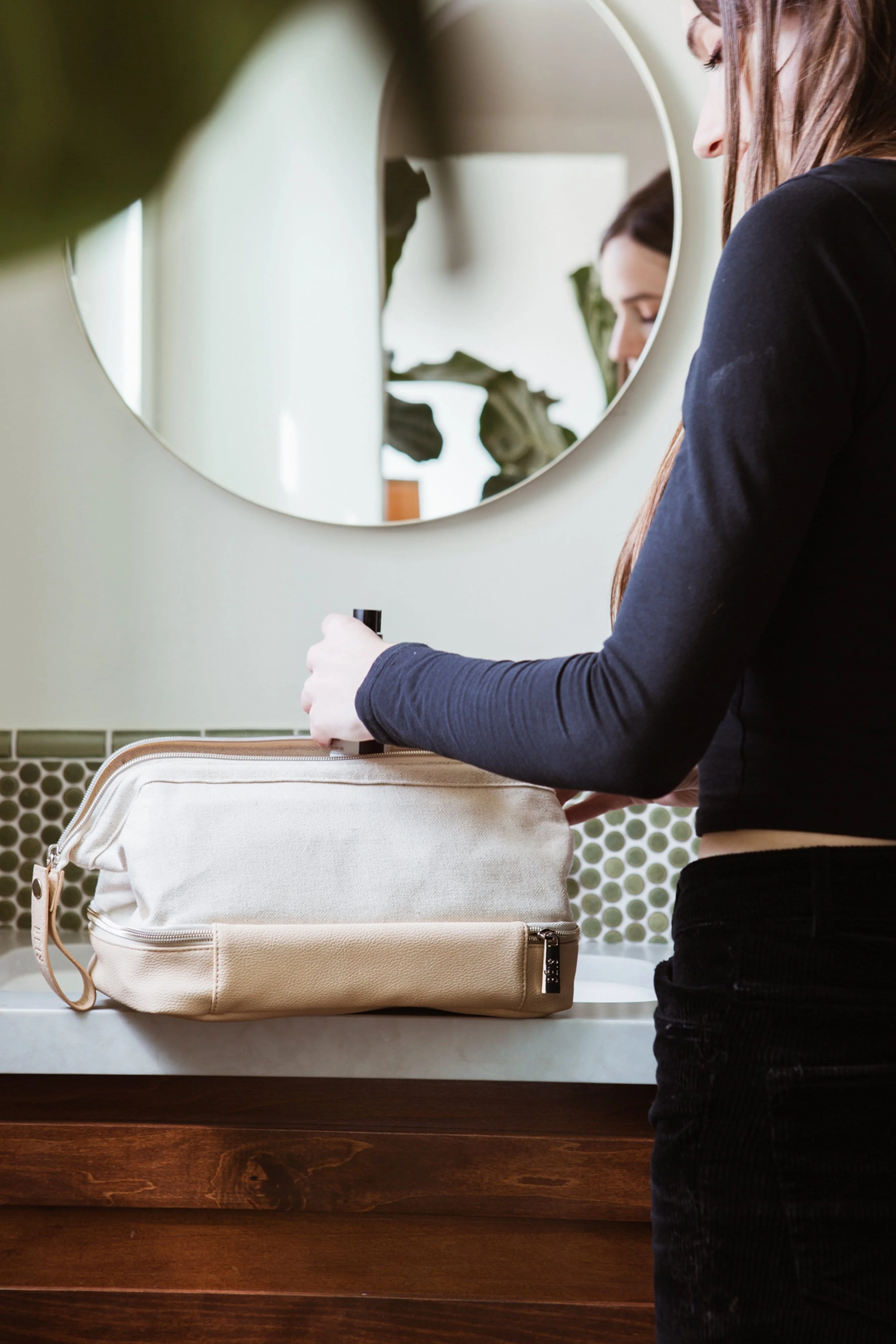 The Dopp Kit in Beige - Image 6