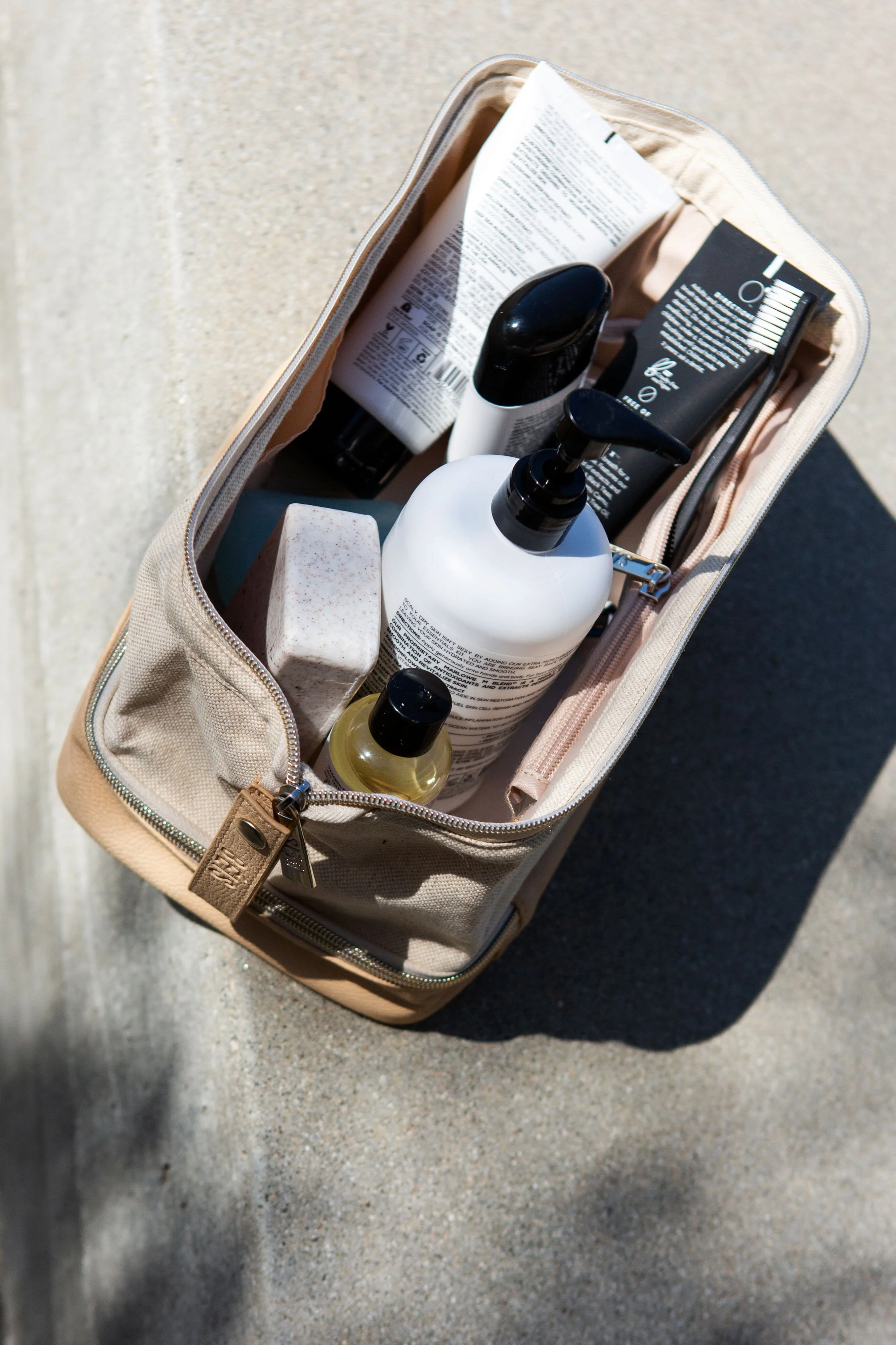 The Dopp Kit in Beige - Image 7