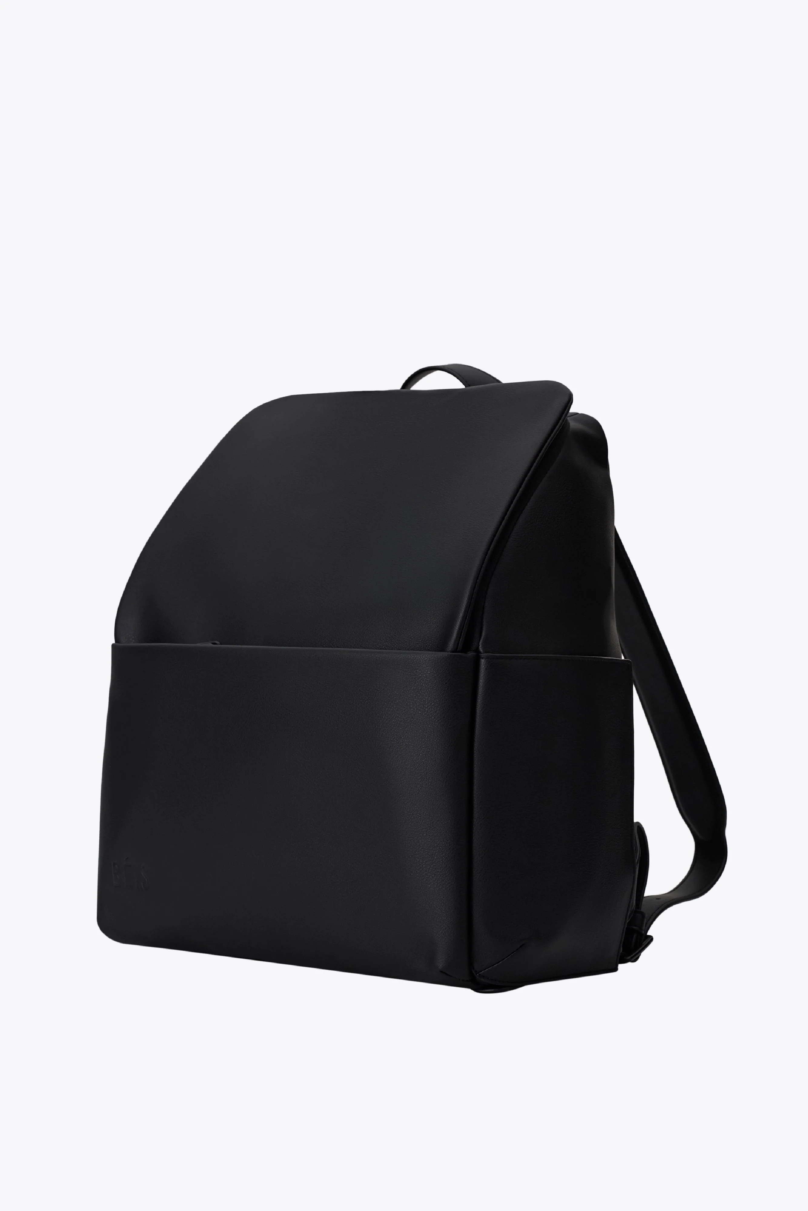 The Everyday Diaper Backpack in Black Vegan Leather - Image 5