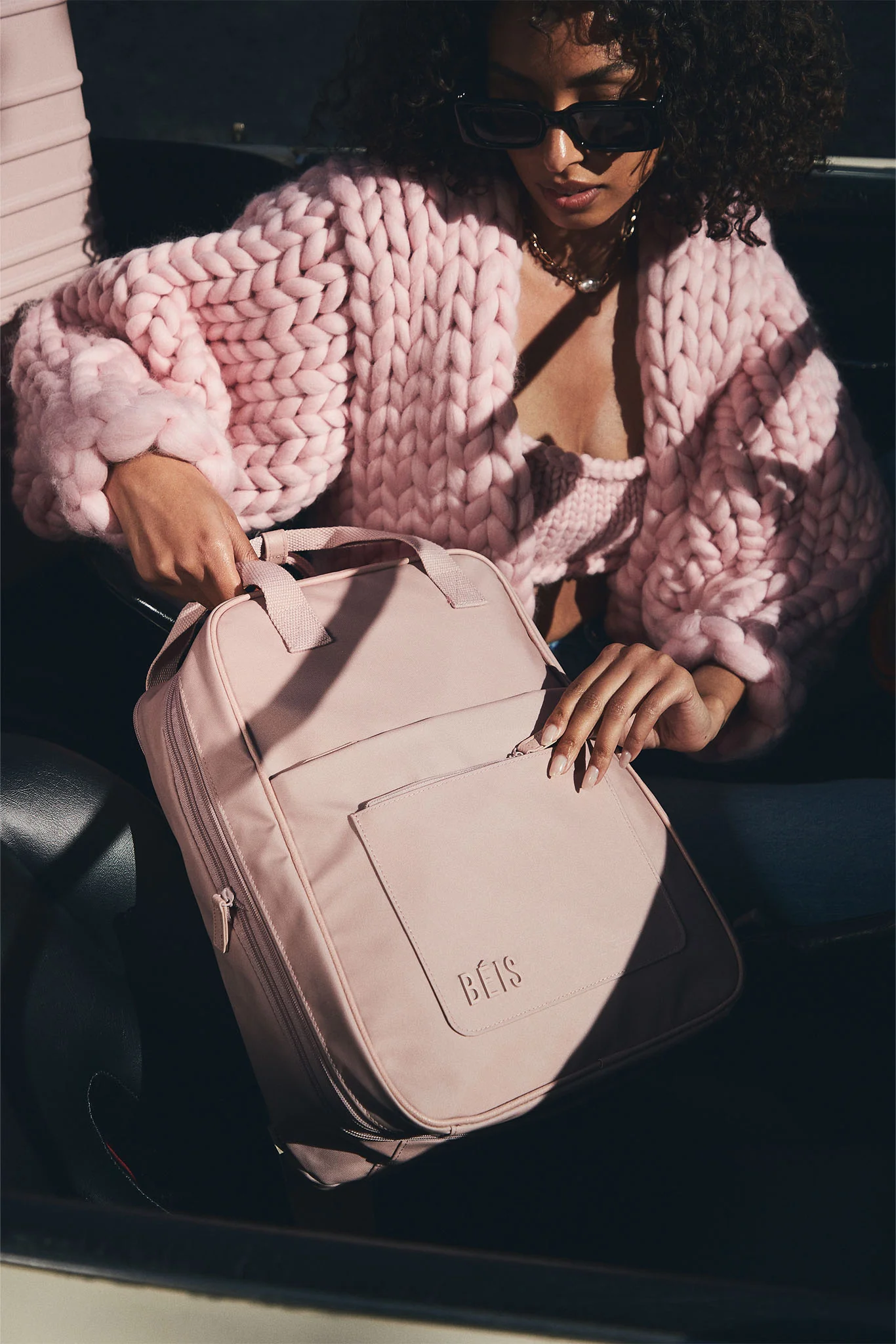 The Expandable Backpack in Atlas Pink - Image 12