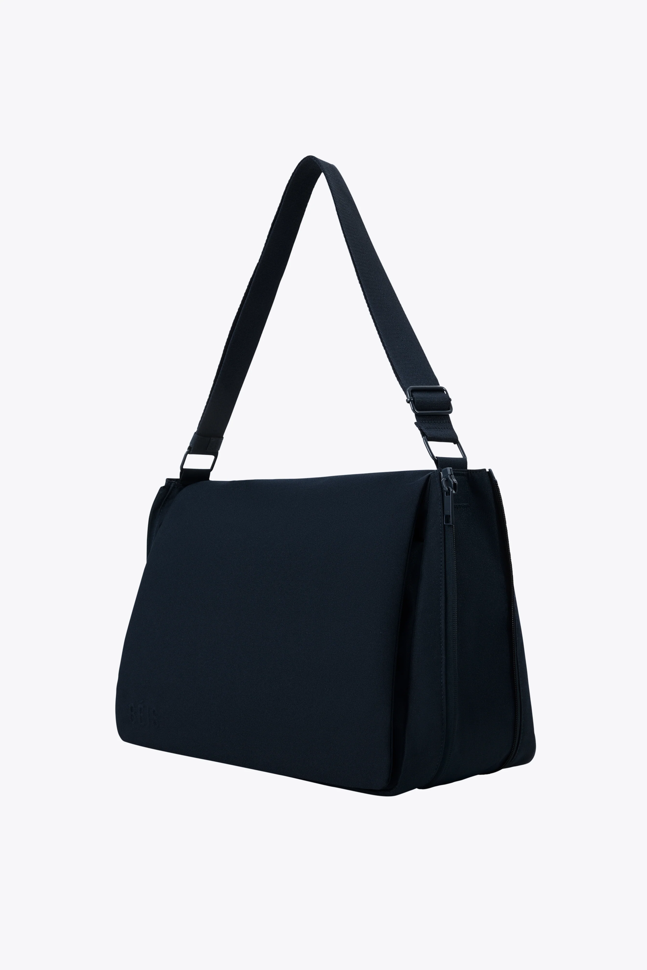 The Expandable Messenger Tote in Navy - Image 3