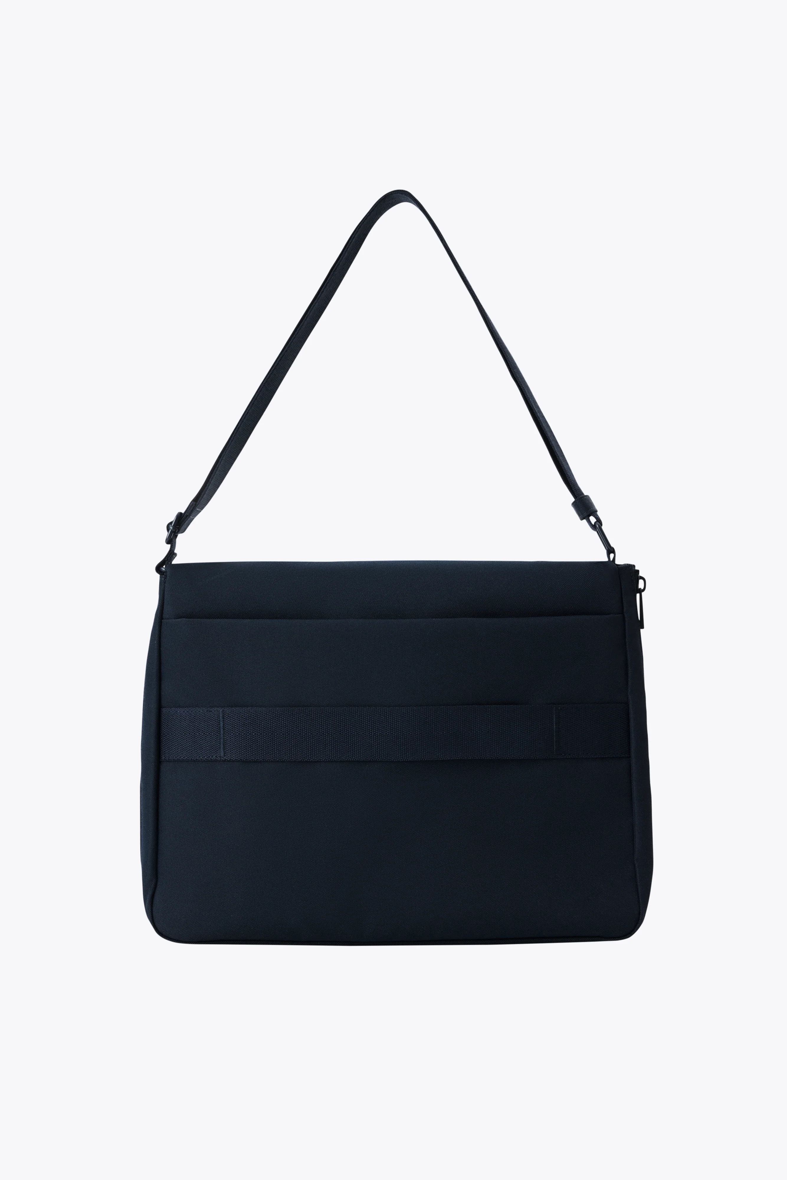 The Expandable Messenger Tote in Navy - Image 4