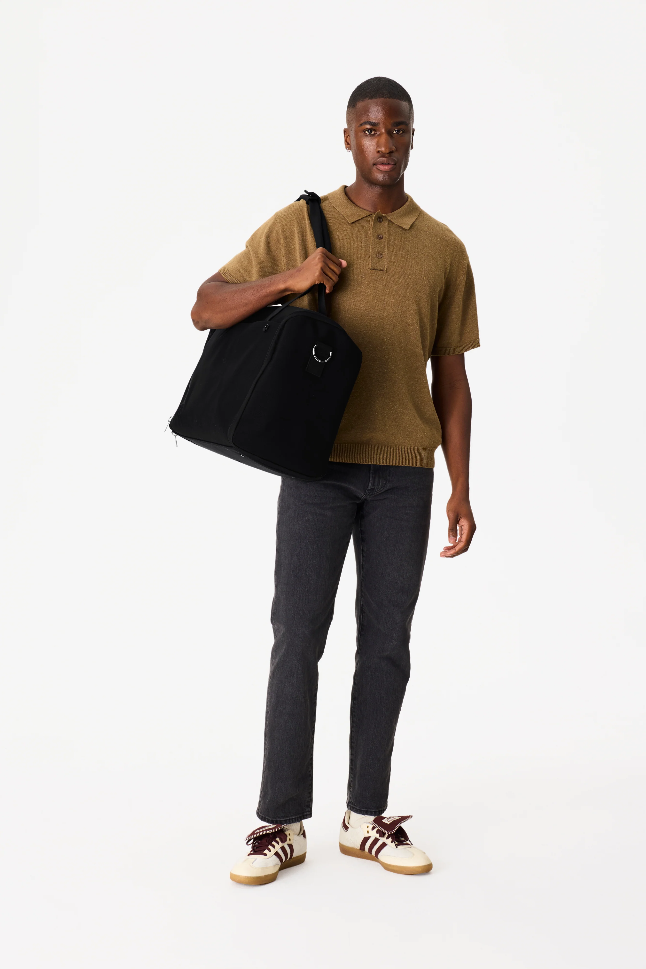The Garment Duffle Bag in Black - Image 8
